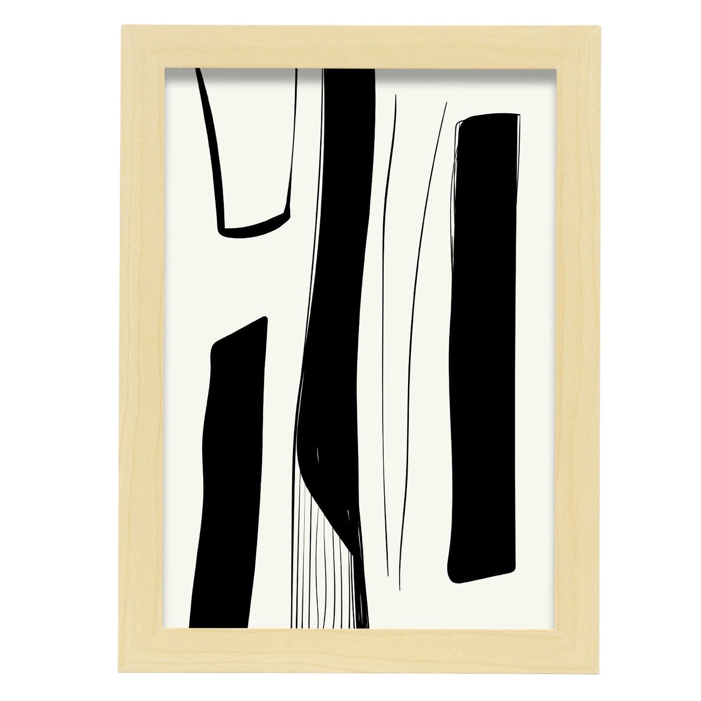 Alluring-Artwork-Nacnic-A4-Marco Madera clara-Nacnic Estudio SL