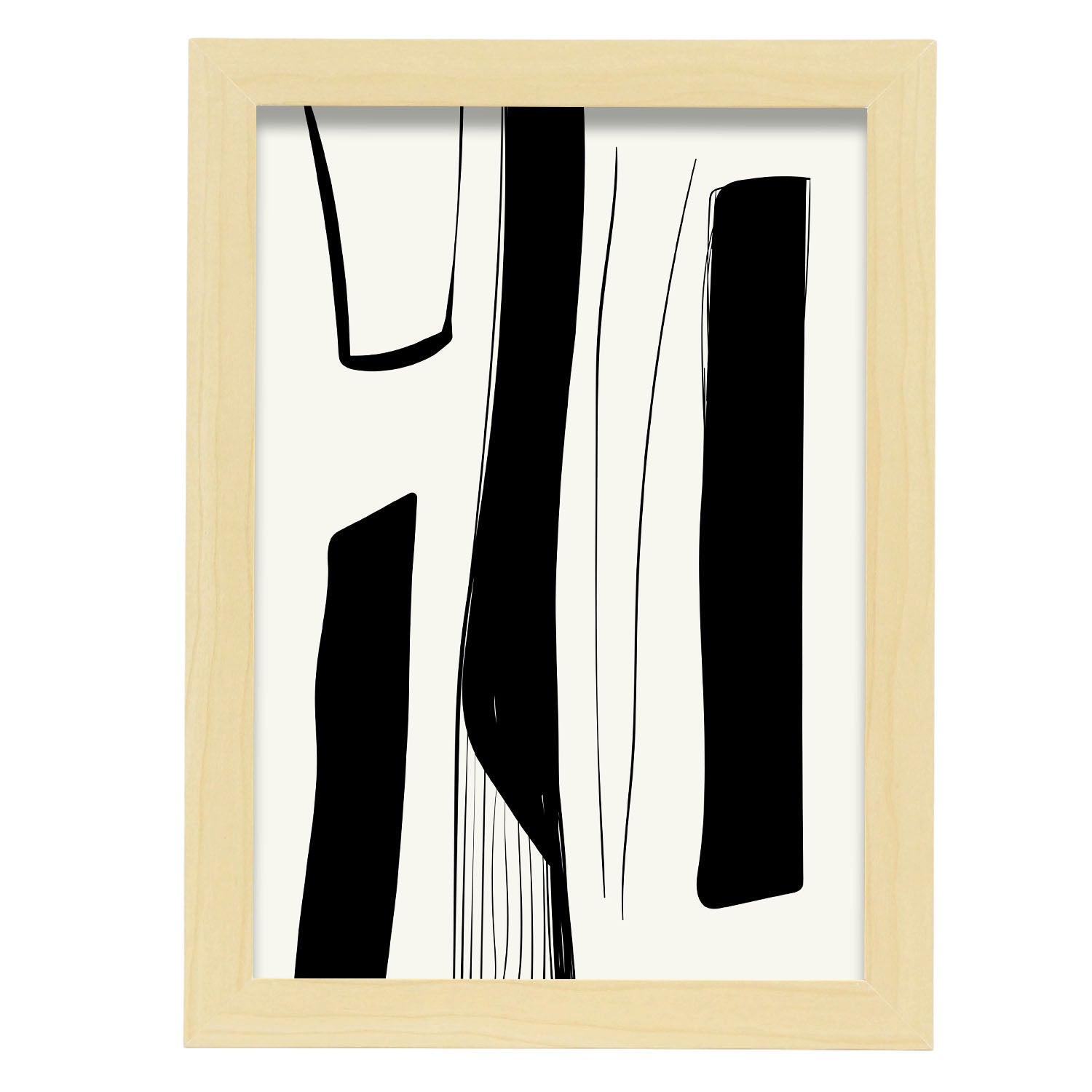 Alluring-Artwork-Nacnic-A4-Marco Madera clara-Nacnic Estudio SL