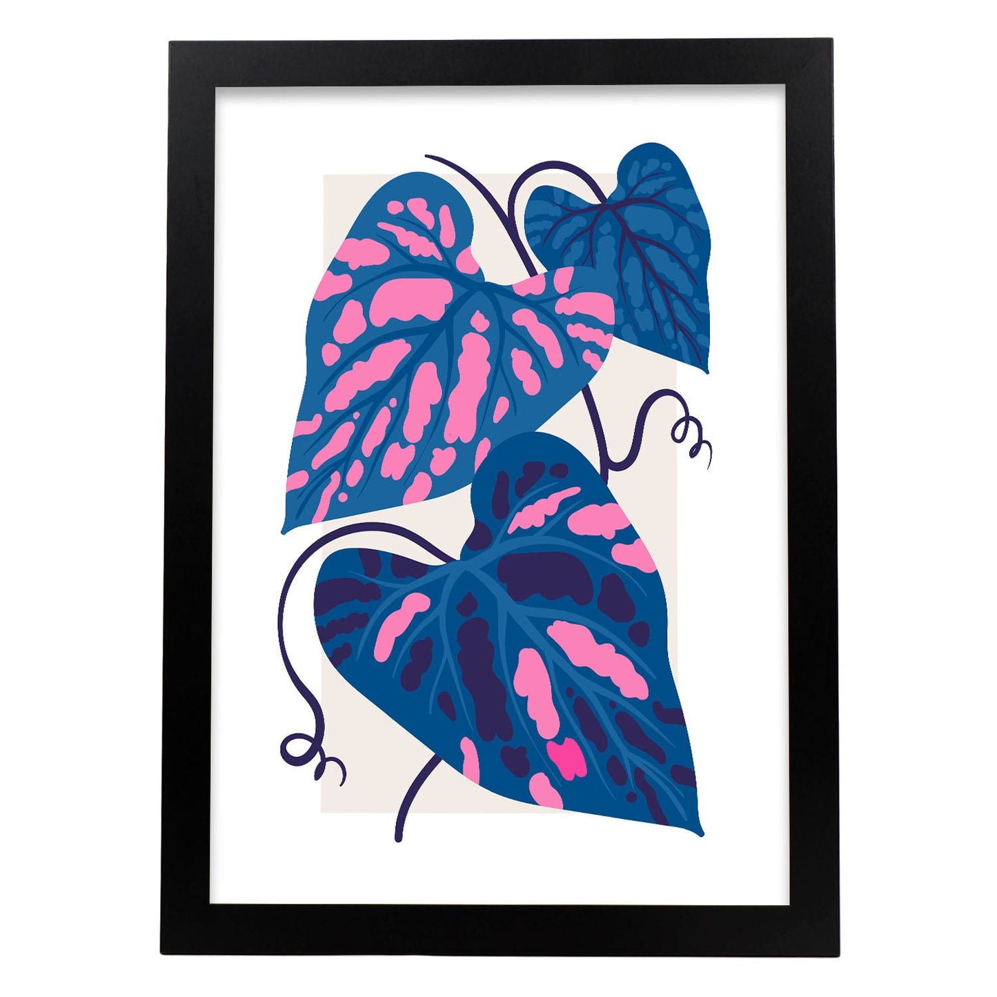 Alocasia-Artwork-Nacnic-A3-Sin marco-Nacnic Estudio SL