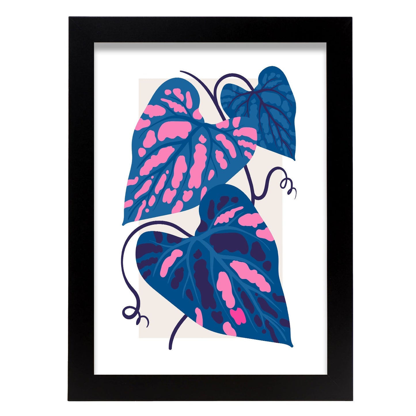 Alocasia-Artwork-Nacnic-A4-Sin marco-Nacnic Estudio SL