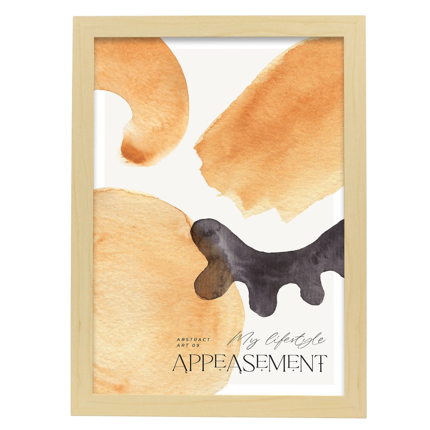 Appeasement-Artwork-Nacnic-A3-Marco Madera clara-Nacnic Estudio SL
