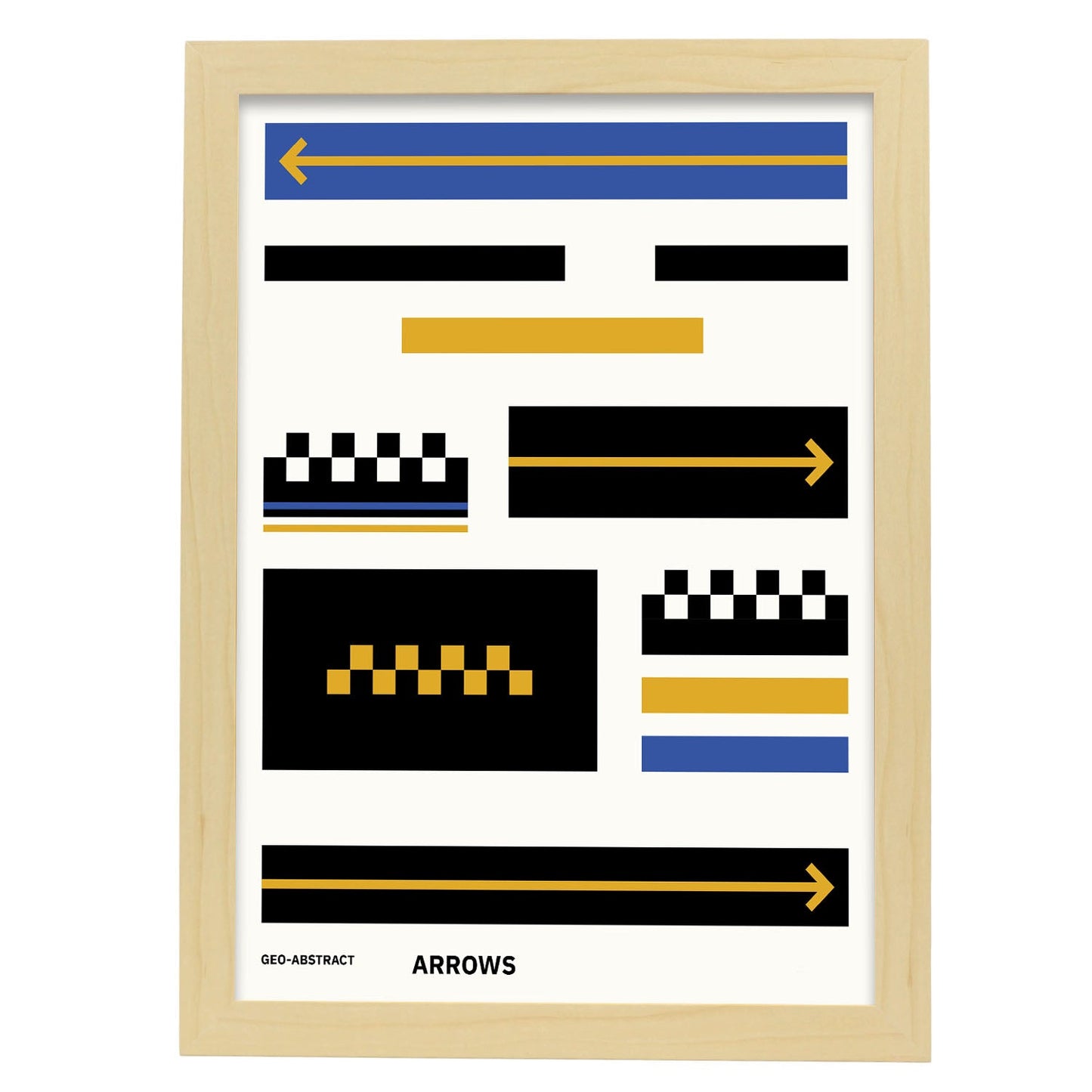 Arrows-Artwork-Nacnic-A3-Marco Madera clara-Nacnic Estudio SL
