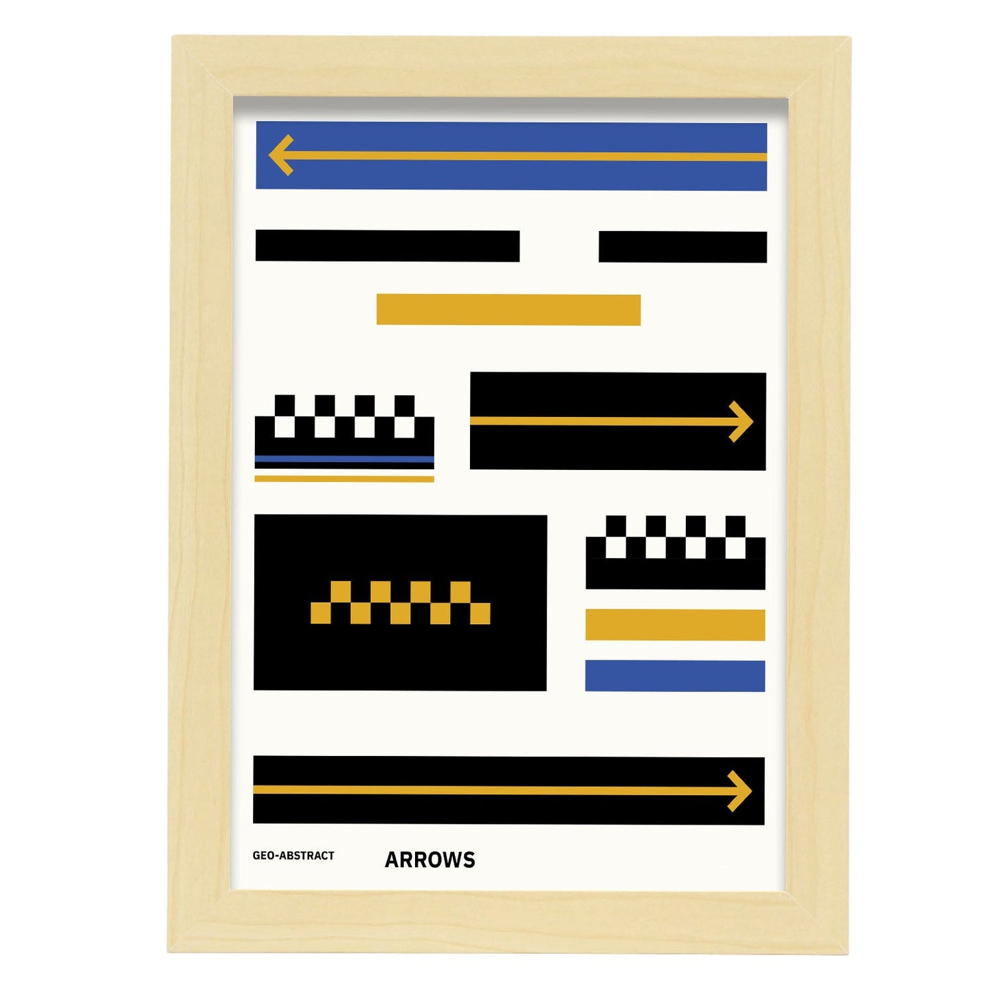 Arrows-Artwork-Nacnic-A4-Marco Madera clara-Nacnic Estudio SL