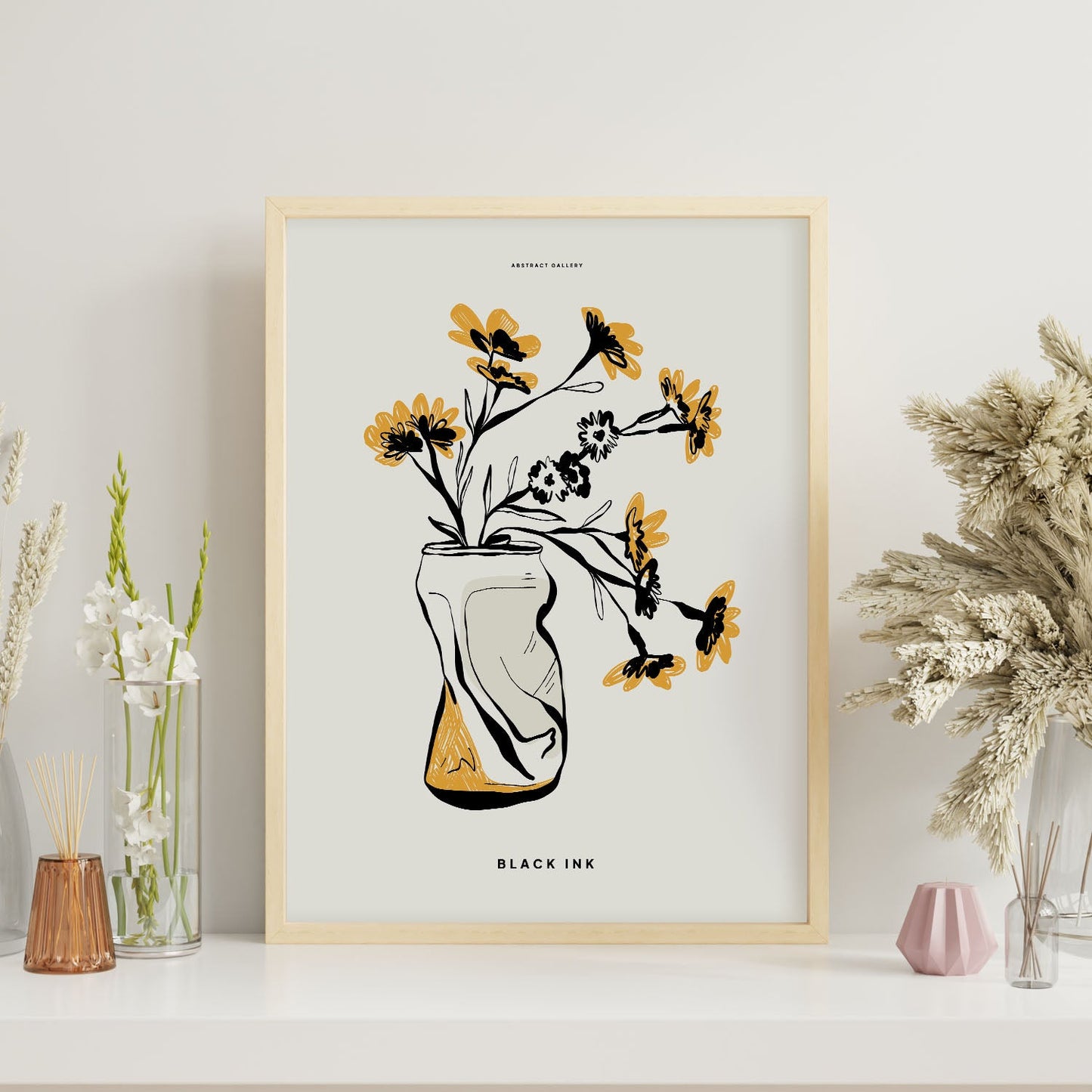 Aster Flowers-Artwork-Nacnic-Nacnic Estudio SL