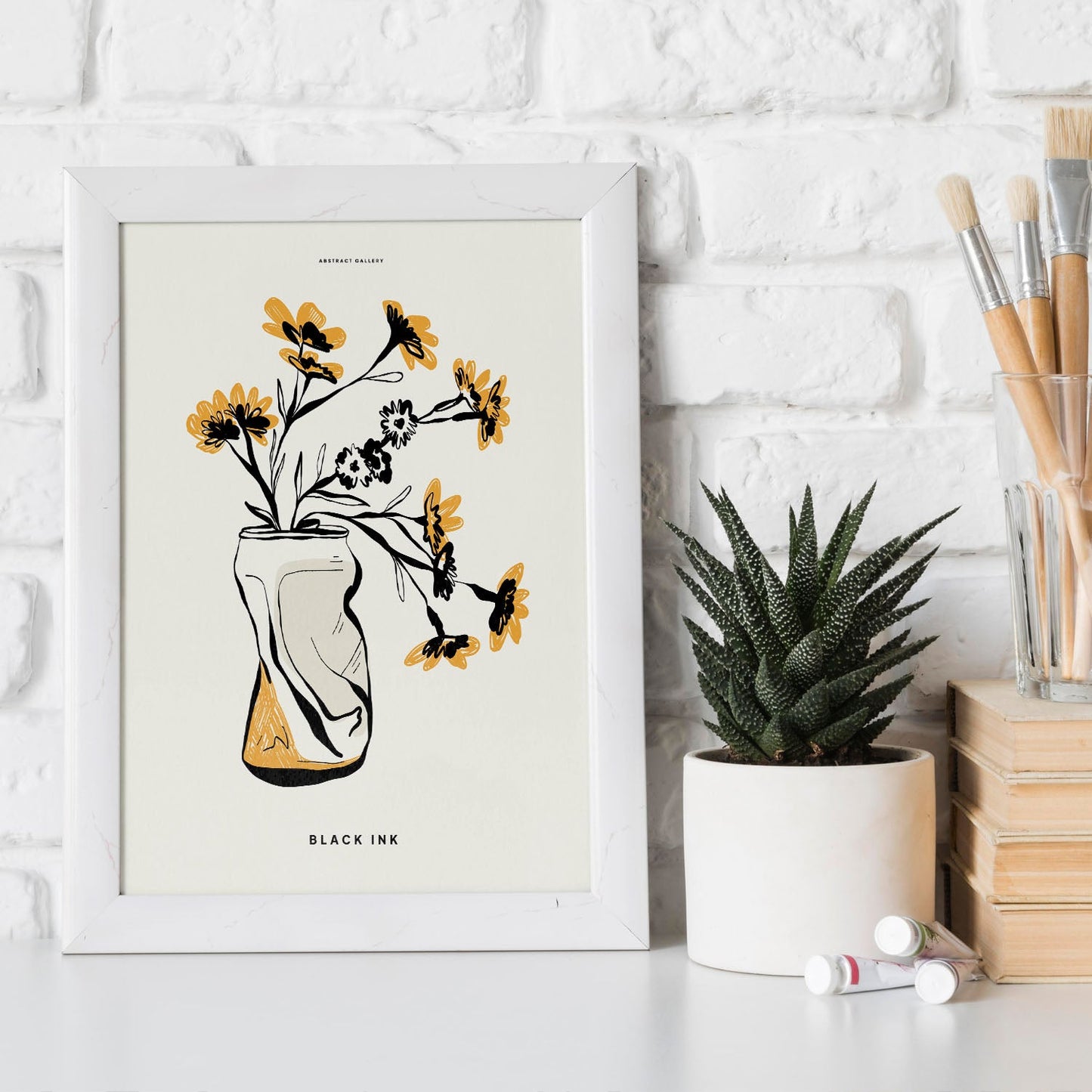 Aster Flowers-Artwork-Nacnic-Nacnic Estudio SL