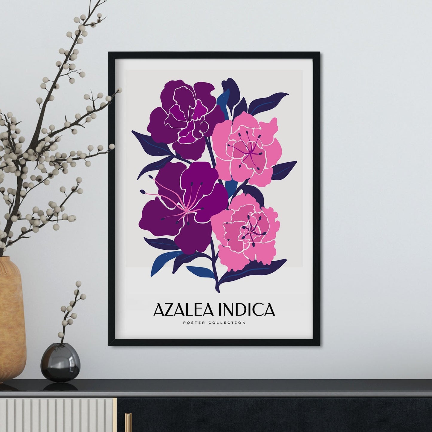 Azalea Indica-Artwork-Nacnic-Nacnic Estudio SL