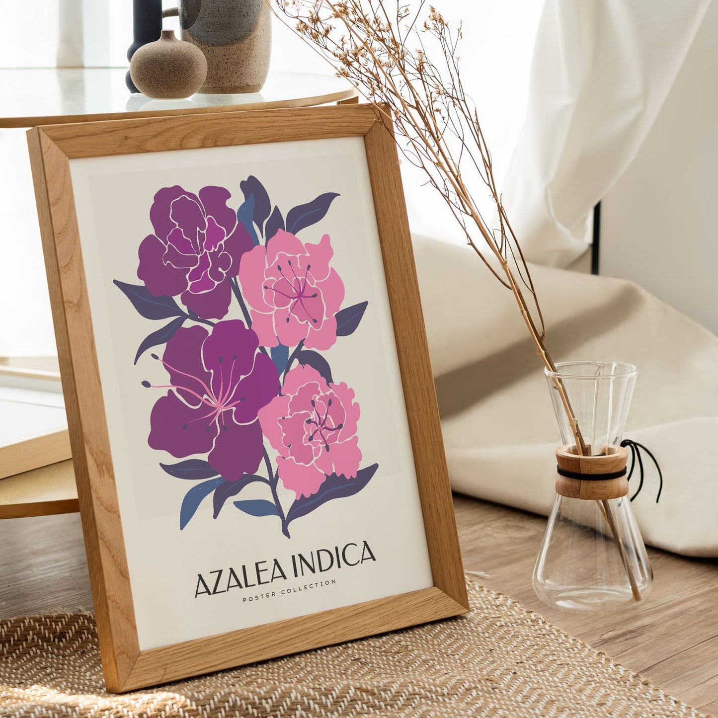 Azalea Indica-Artwork-Nacnic-Nacnic Estudio SL