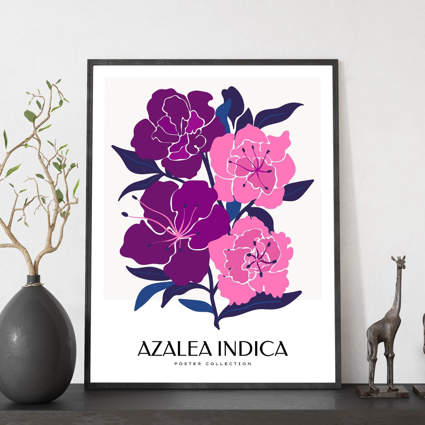 Azalea Indica-Artwork-Nacnic-Nacnic Estudio SL