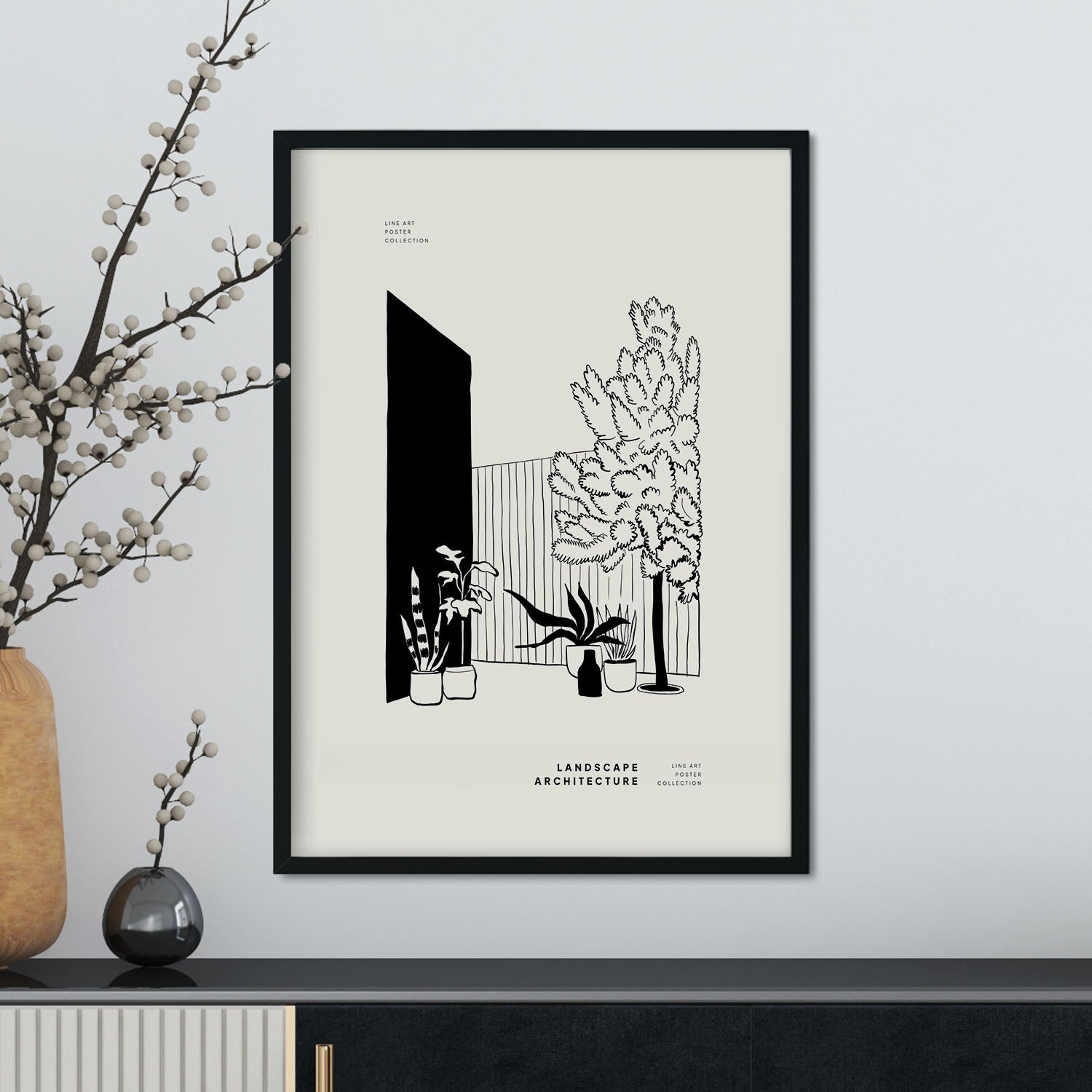 Backyard Plants-Artwork-Nacnic-Nacnic Estudio SL