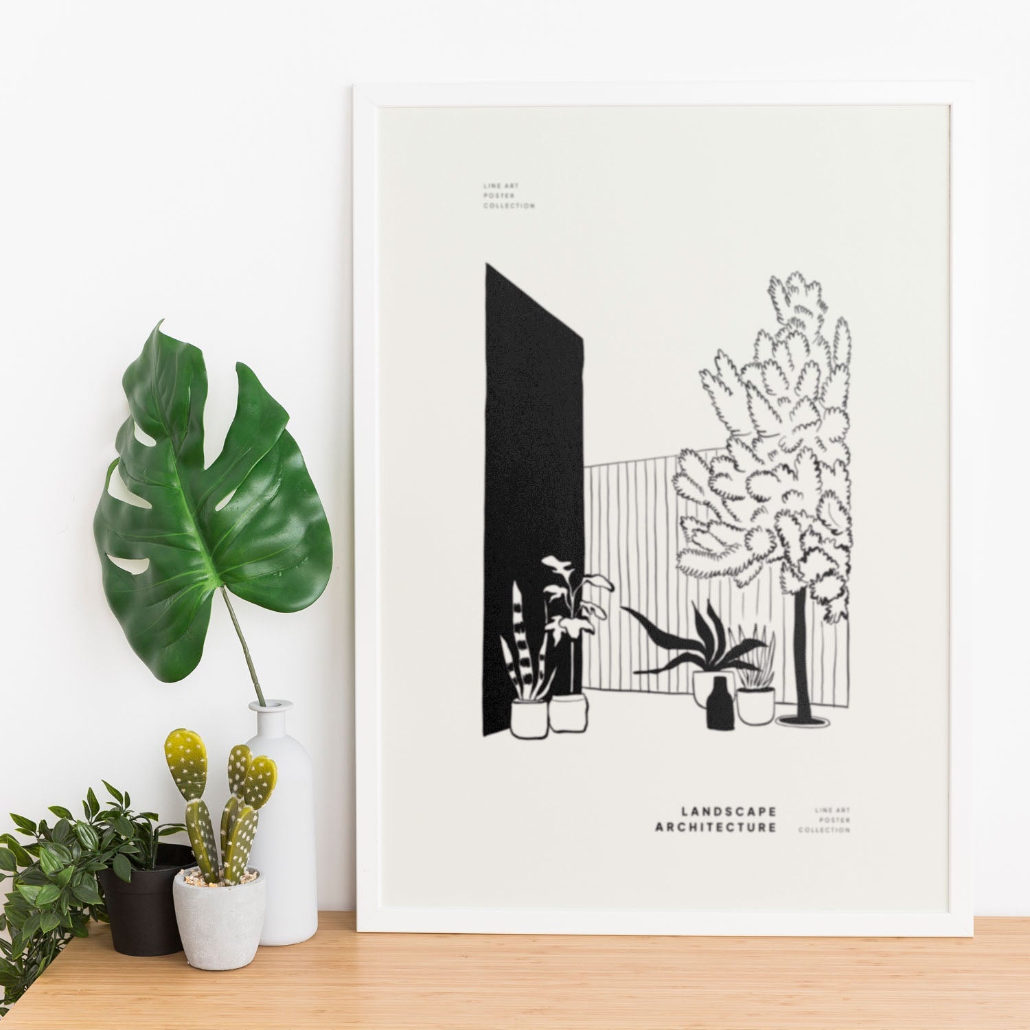 Backyard Plants-Artwork-Nacnic-Nacnic Estudio SL