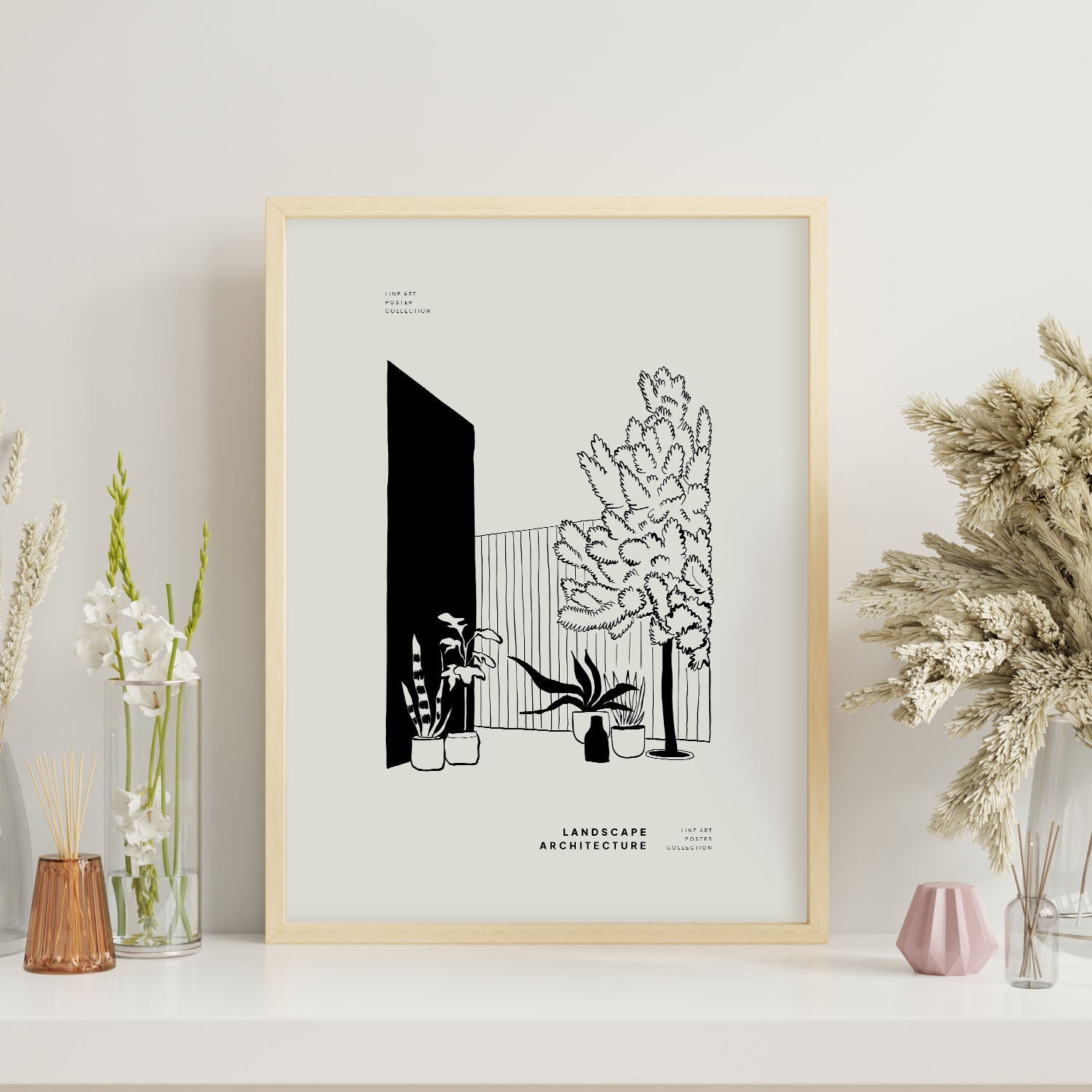 Backyard Plants-Artwork-Nacnic-Nacnic Estudio SL