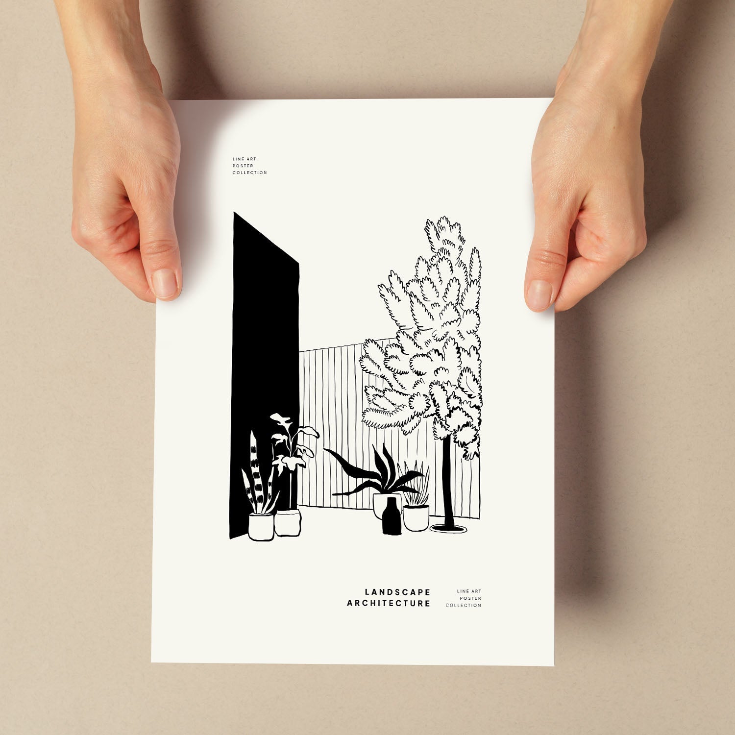 Backyard Plants-Artwork-Nacnic-Nacnic Estudio SL