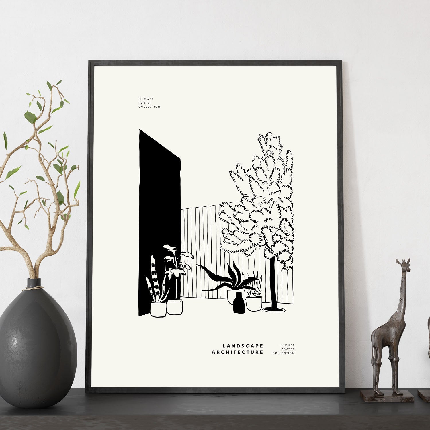 Backyard Plants-Artwork-Nacnic-Nacnic Estudio SL