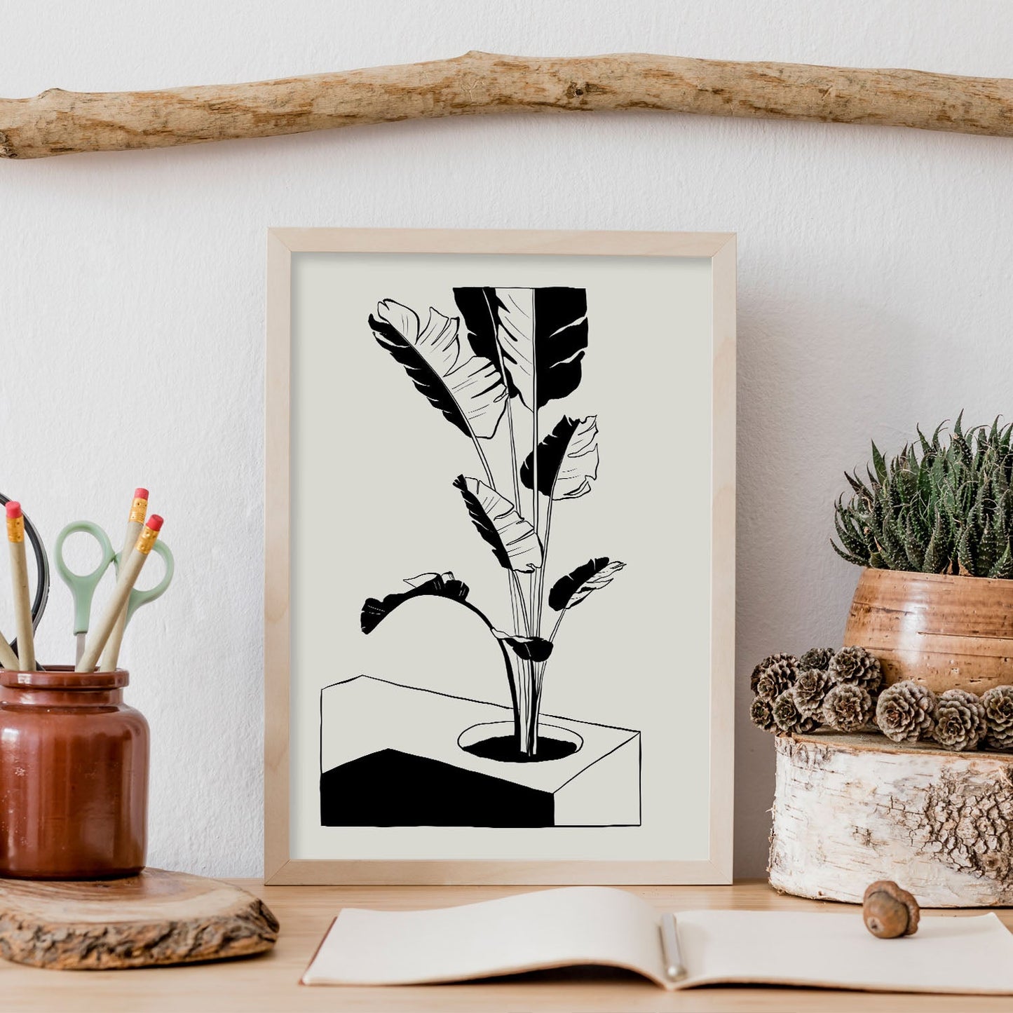 Banana Tree-Artwork-Nacnic-Nacnic Estudio SL