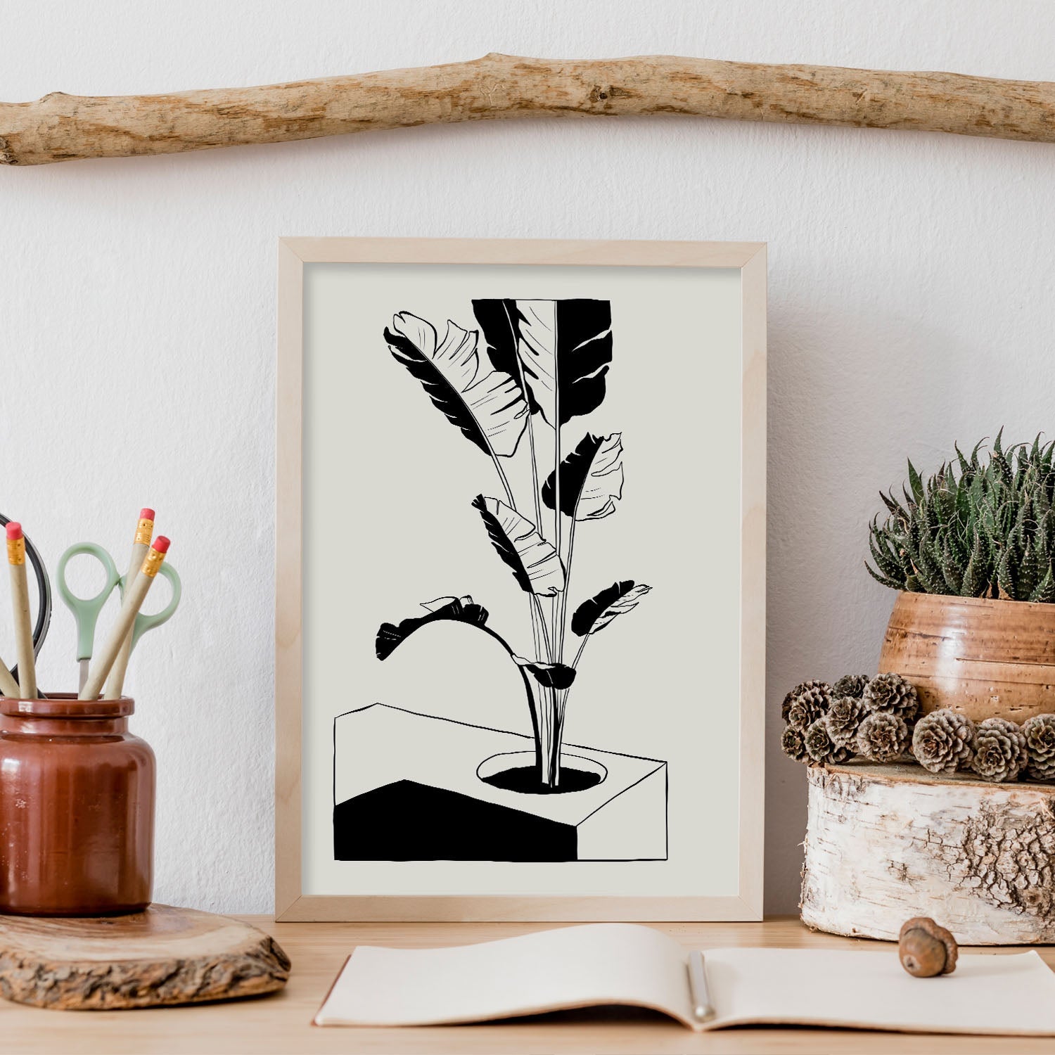 Banana Tree-Artwork-Nacnic-Nacnic Estudio SL