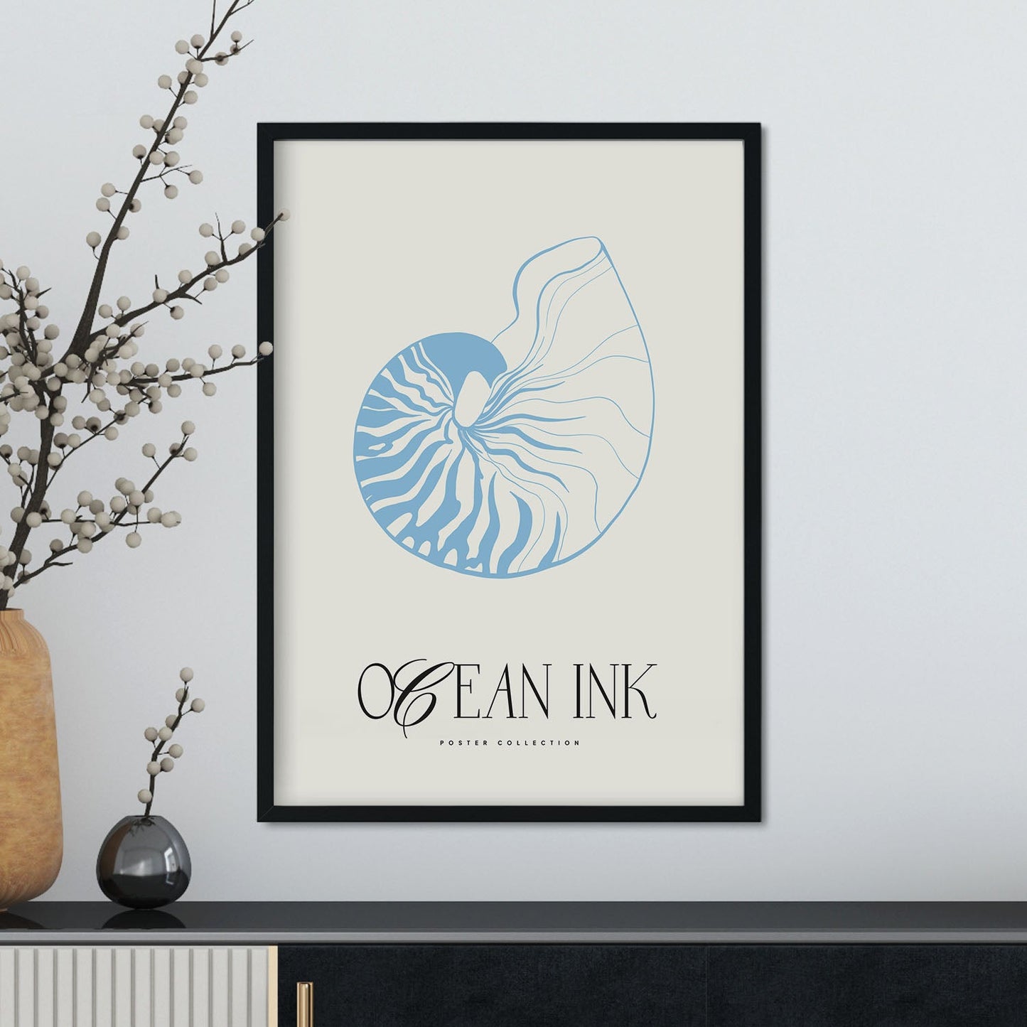 Banded Tun Shell-Artwork-Nacnic-Nacnic Estudio SL