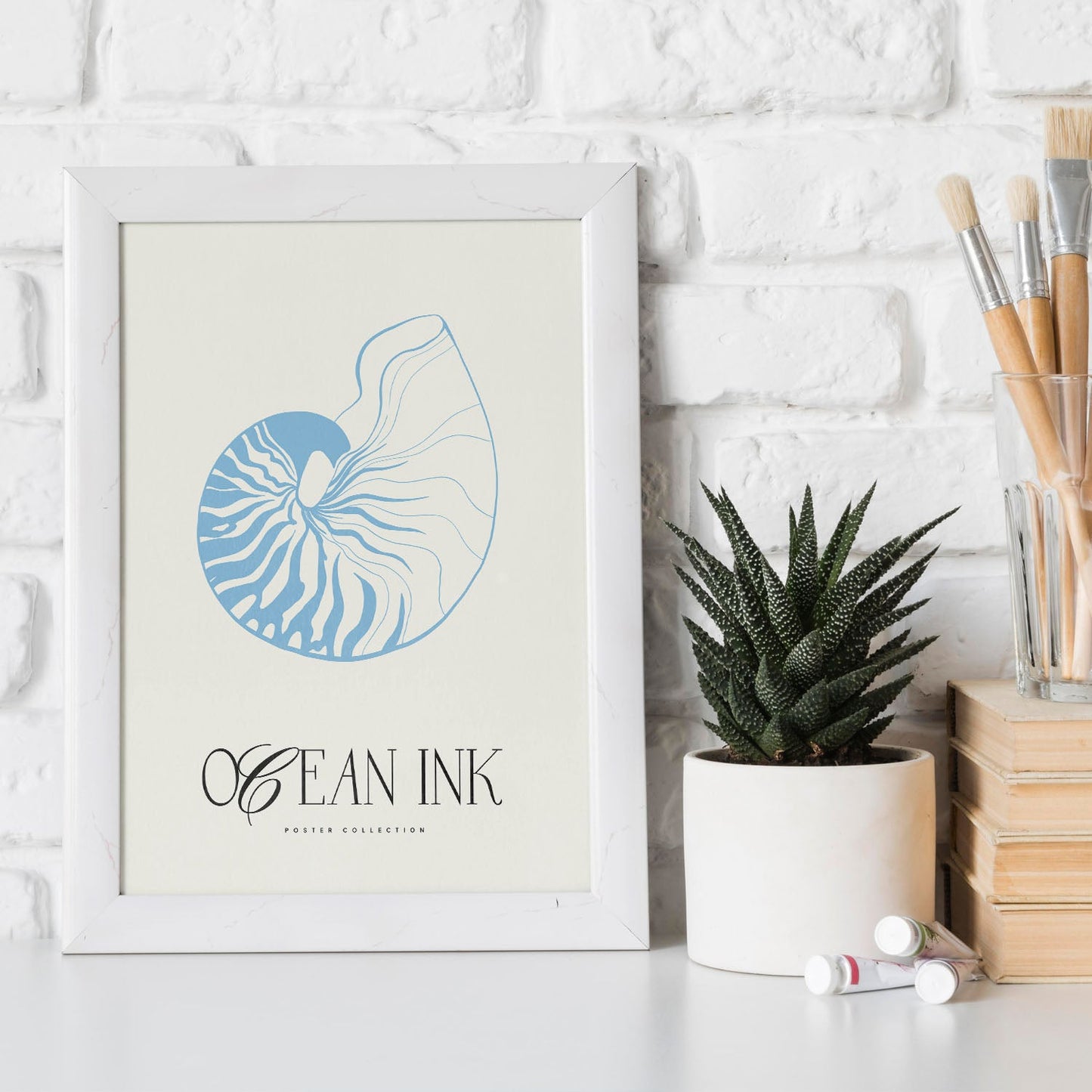 Banded Tun Shell-Artwork-Nacnic-Nacnic Estudio SL