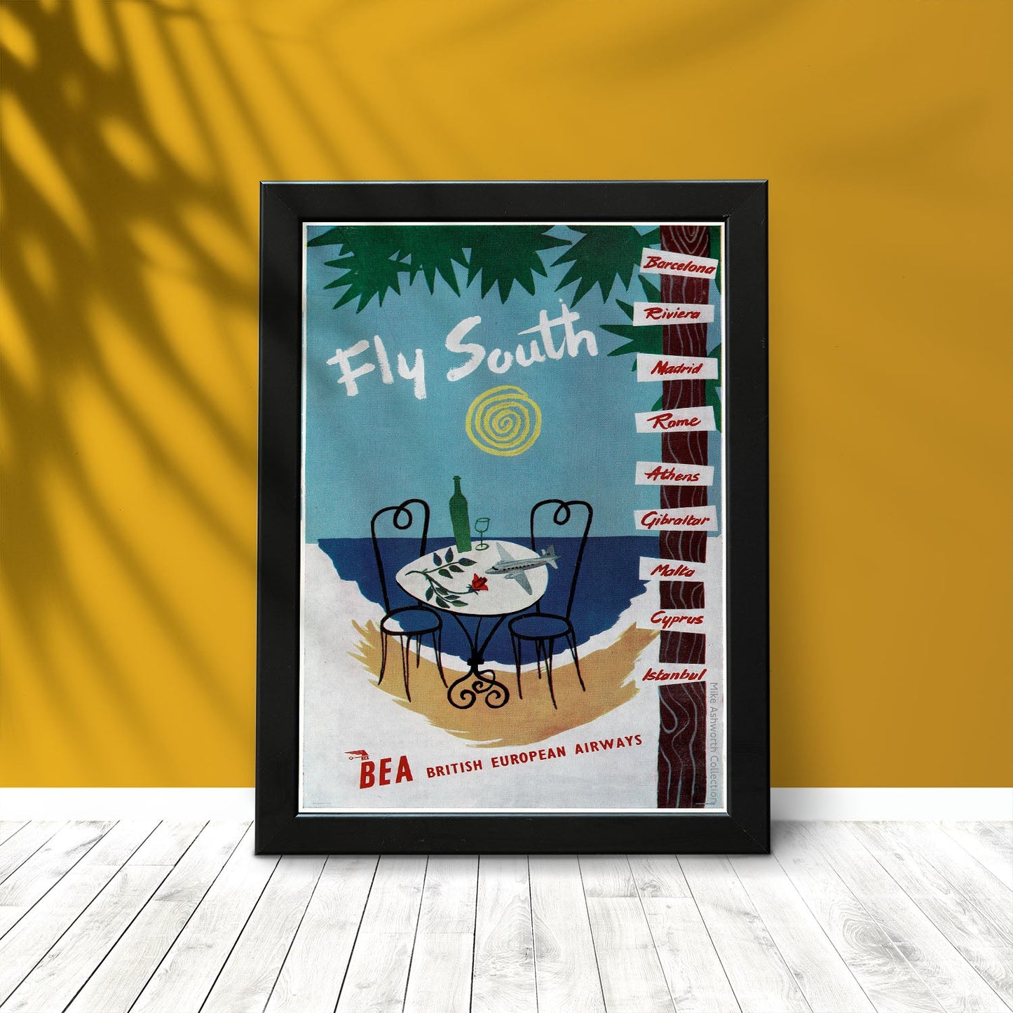 BEA-Fly-South-Poster-Artwork-Nacnic-Nacnic Estudio SL