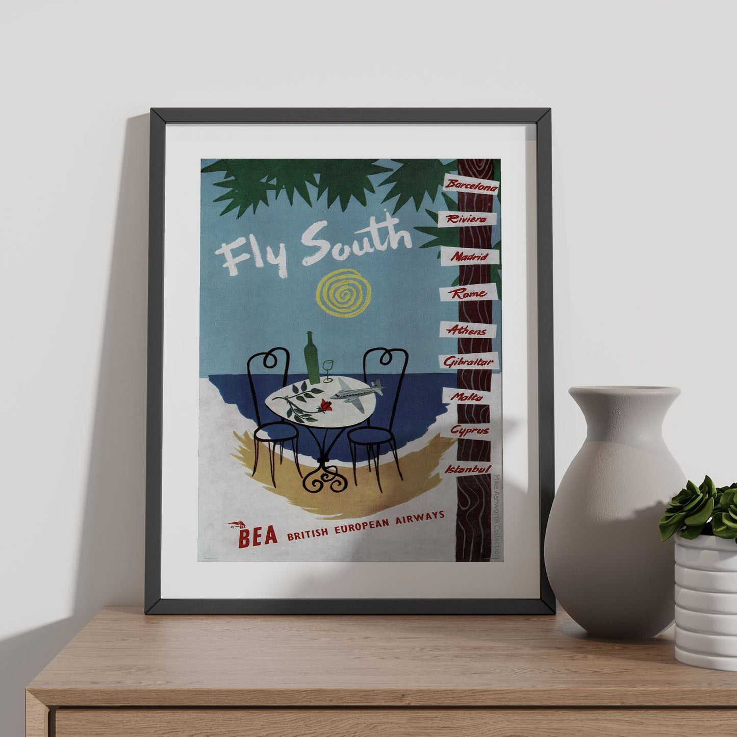 BEA-Fly-South-Poster-Artwork-Nacnic-Nacnic Estudio SL