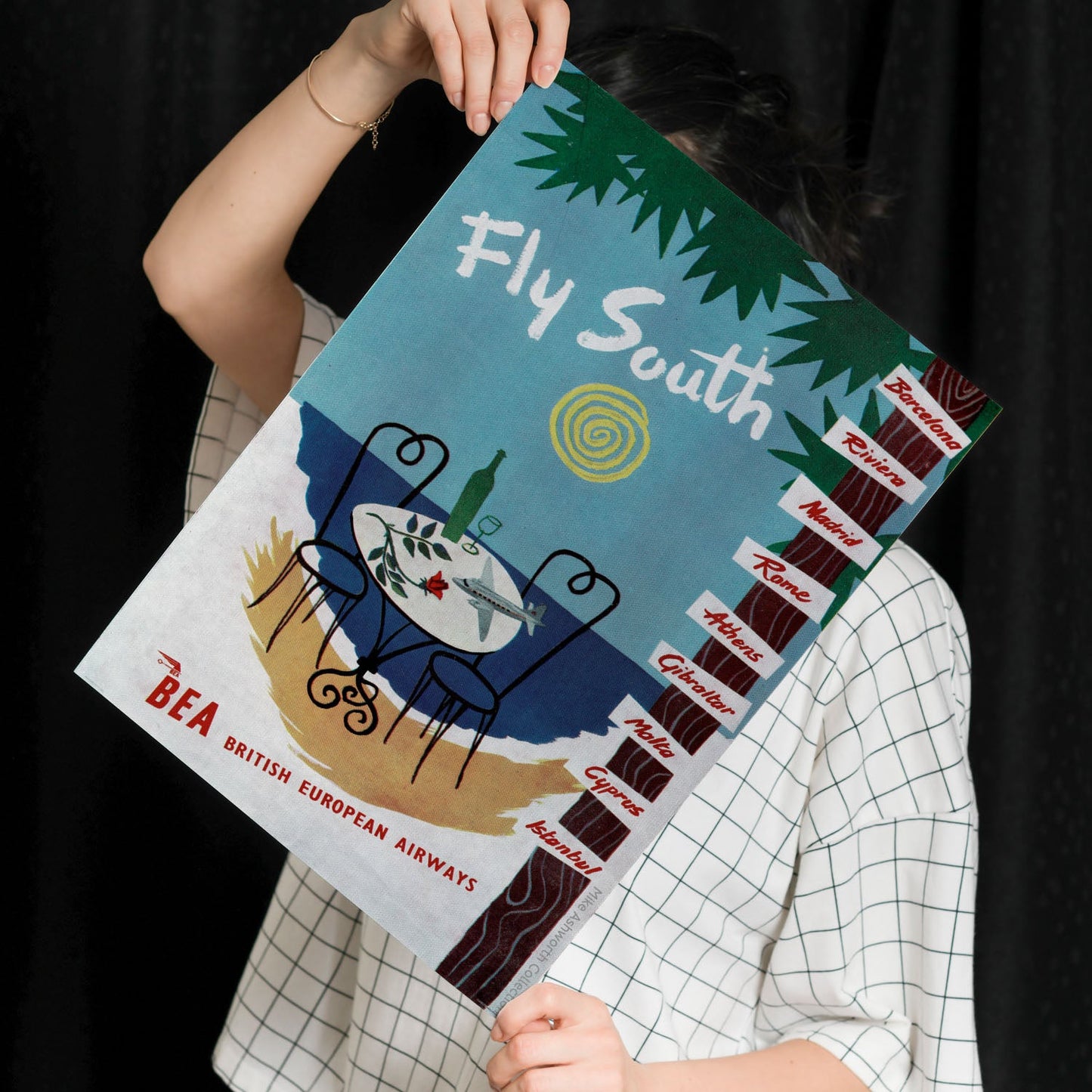 BEA-Fly-South-Poster-Artwork-Nacnic-Nacnic Estudio SL