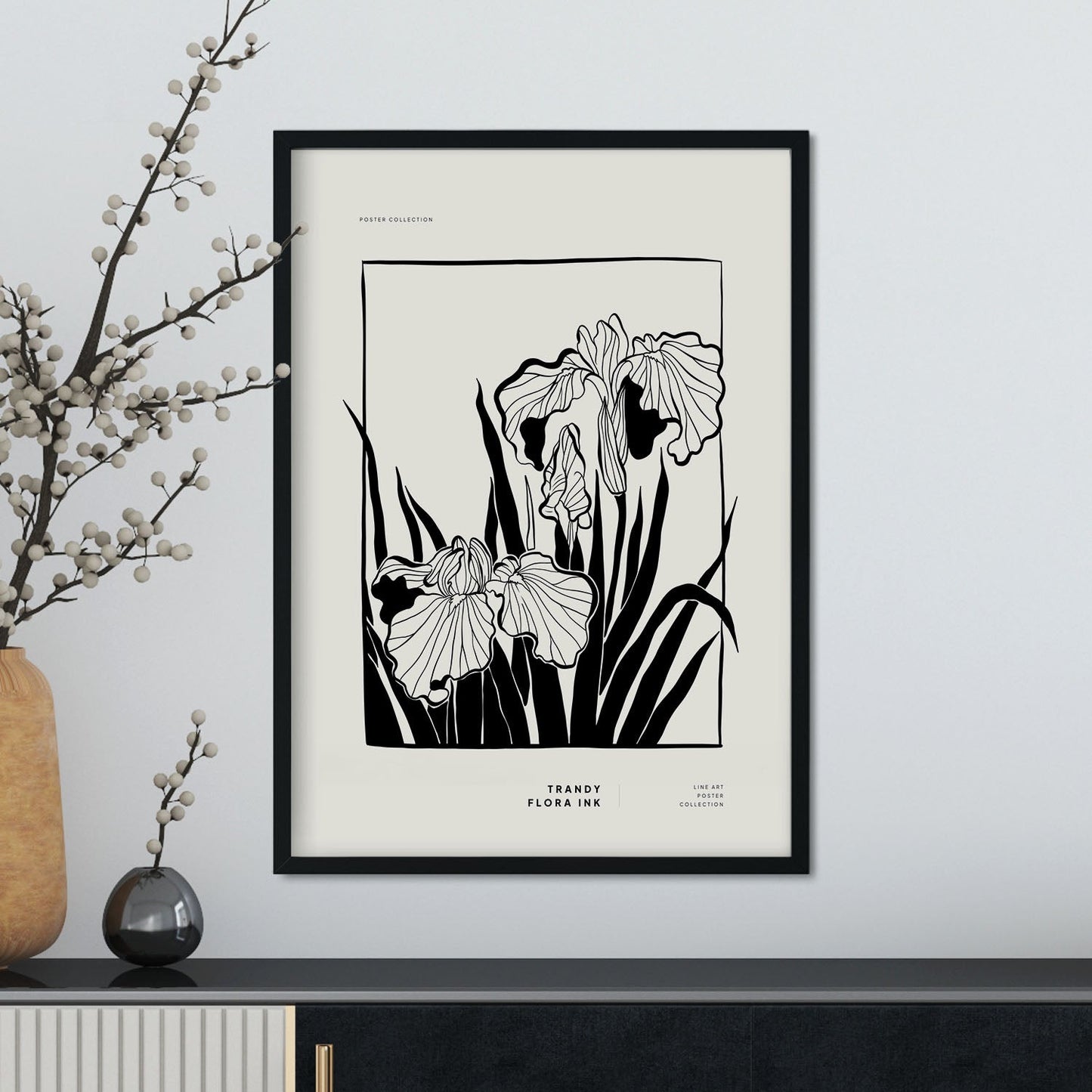 Bearded Iris-Artwork-Nacnic-Nacnic Estudio SL