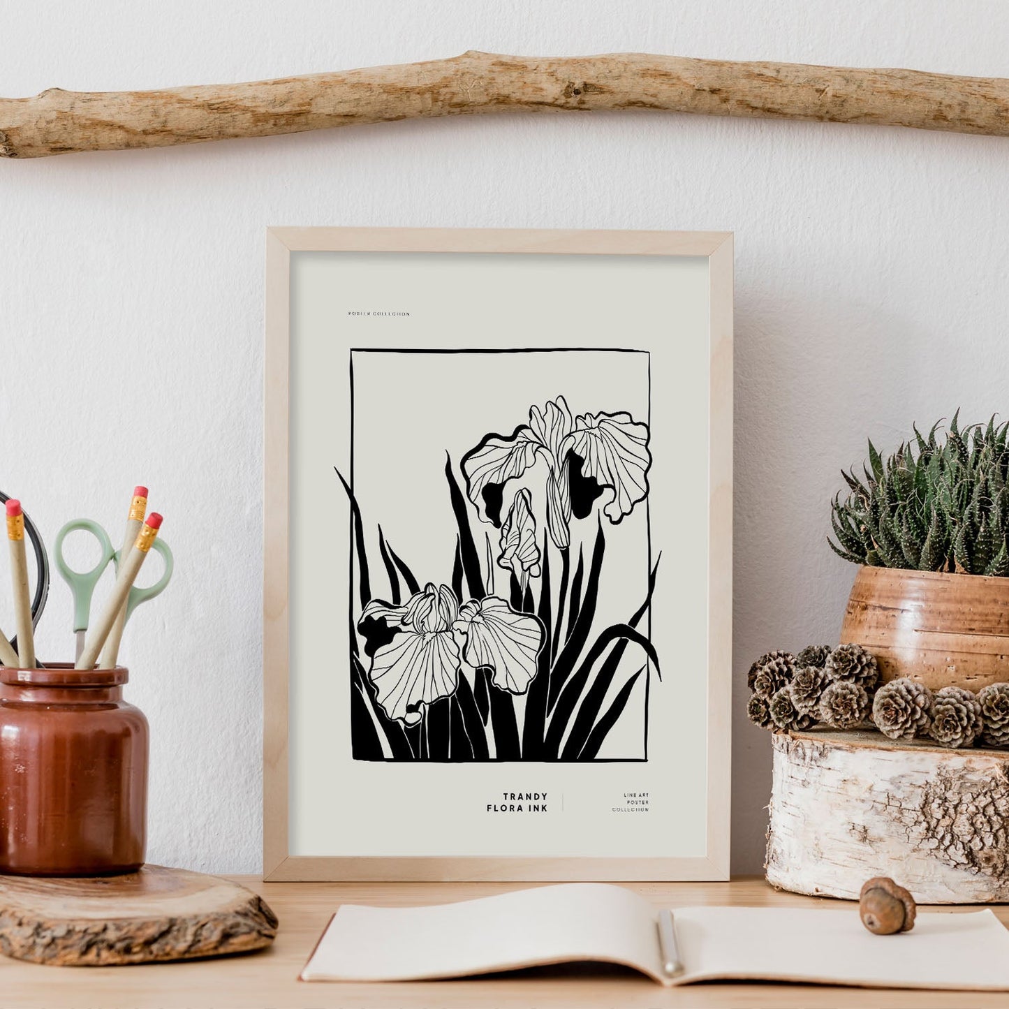 Bearded Iris-Artwork-Nacnic-Nacnic Estudio SL