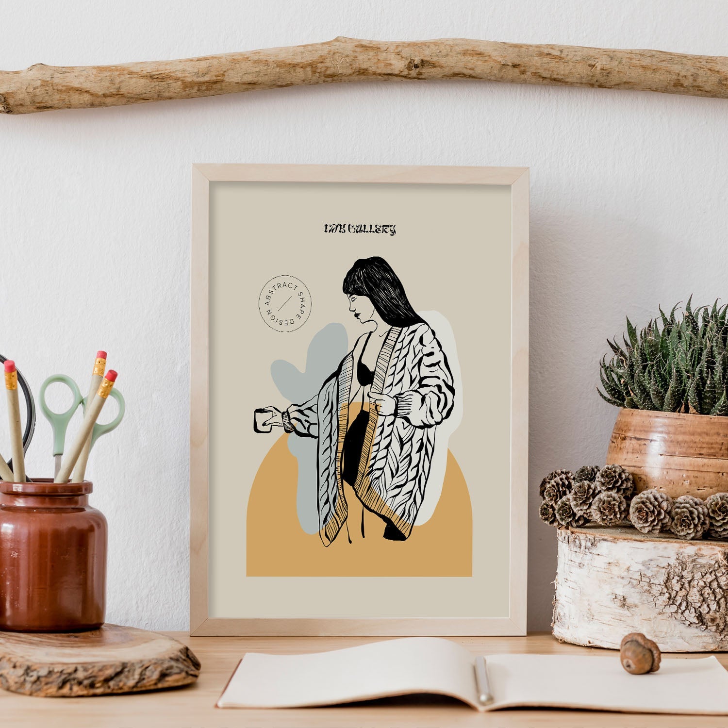 Beauty Queen-Artwork-Nacnic-Nacnic Estudio SL