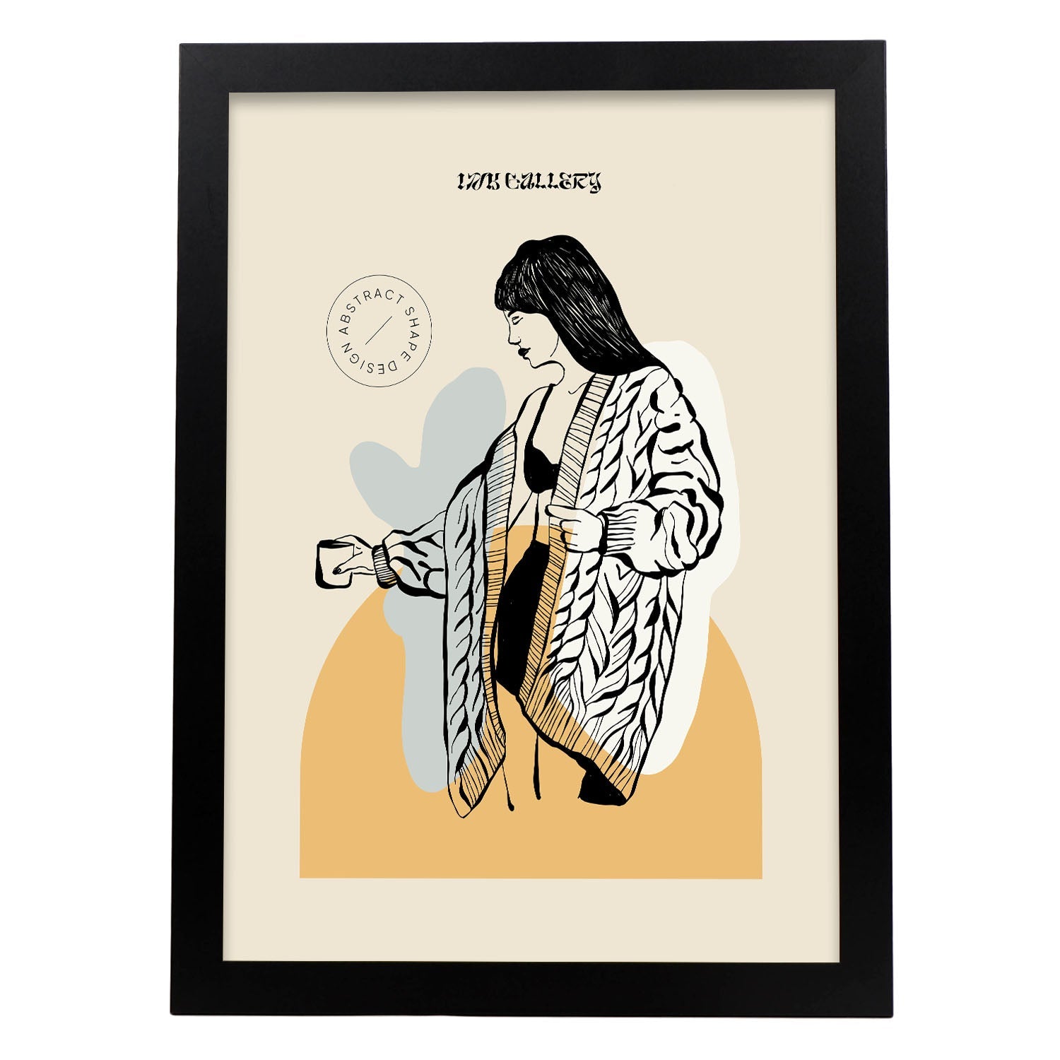 Beauty Queen-Artwork-Nacnic-A3-Sin marco-Nacnic Estudio SL