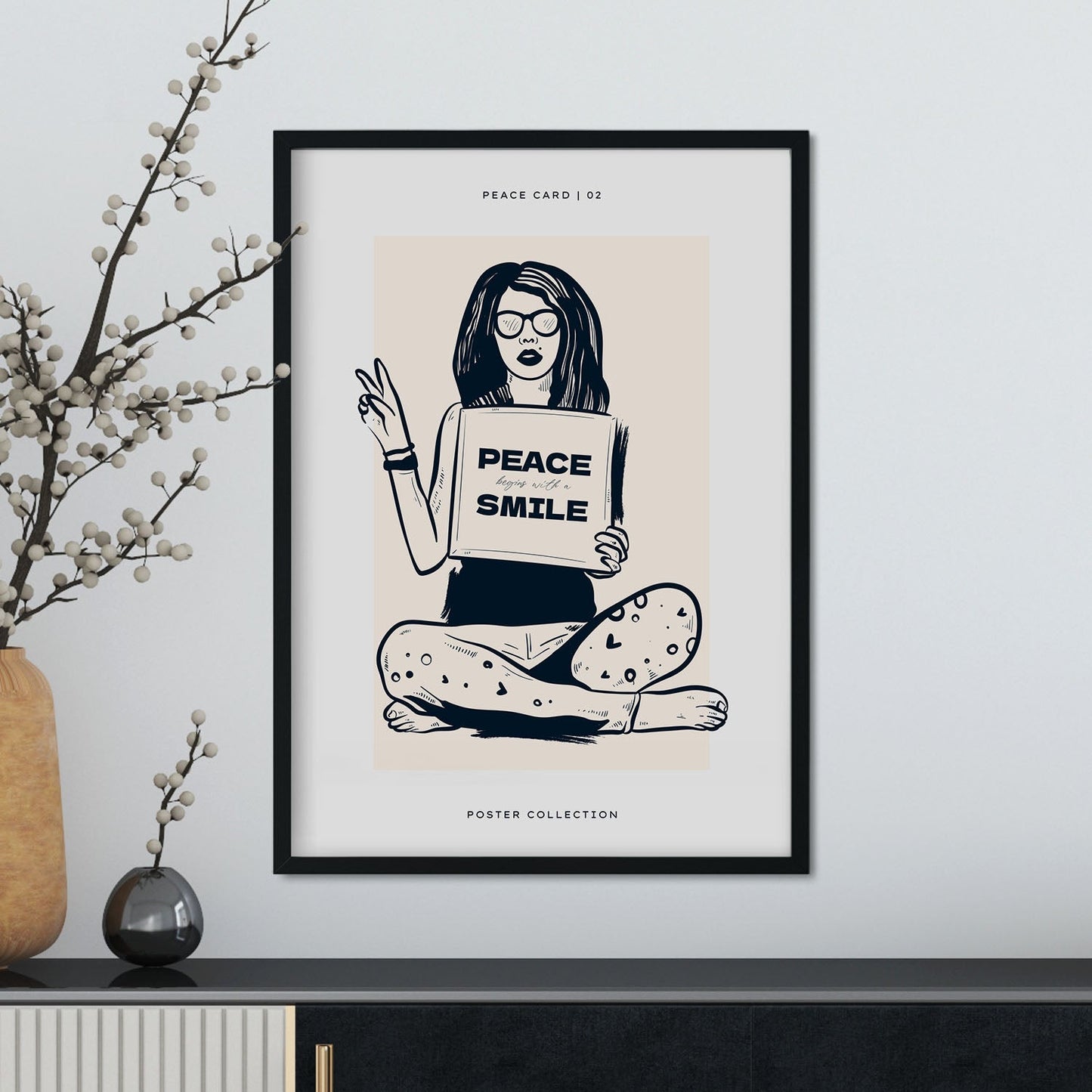 Begins with smile-Artwork-Nacnic-Nacnic Estudio SL