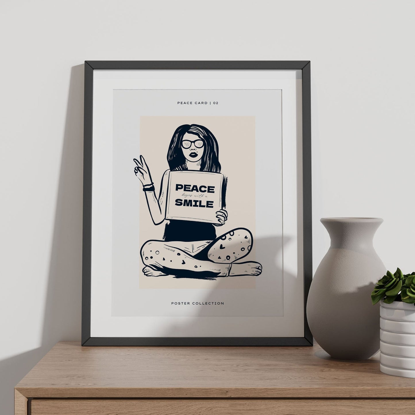 Begins with smile-Artwork-Nacnic-Nacnic Estudio SL