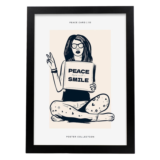 Begins with smile-Artwork-Nacnic-A3-Sin marco-Nacnic Estudio SL