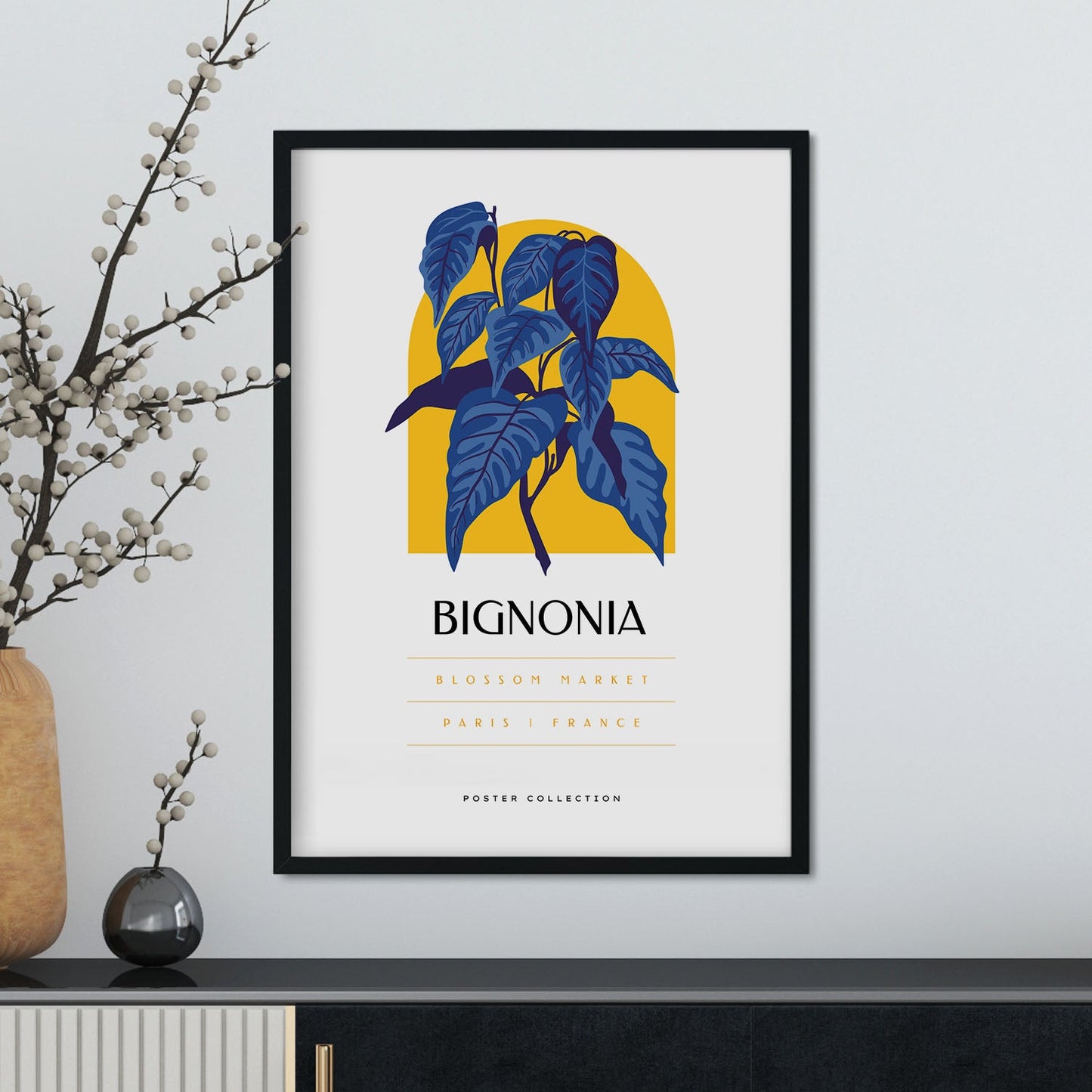 Bignonia Blossom Market-Artwork-Nacnic-Nacnic Estudio SL
