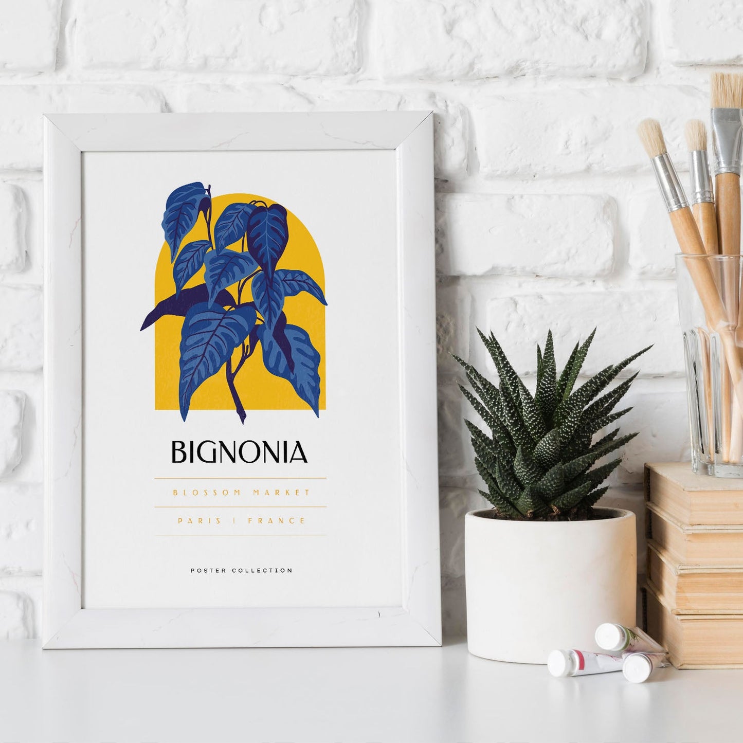 Bignonia Blossom Market-Artwork-Nacnic-Nacnic Estudio SL