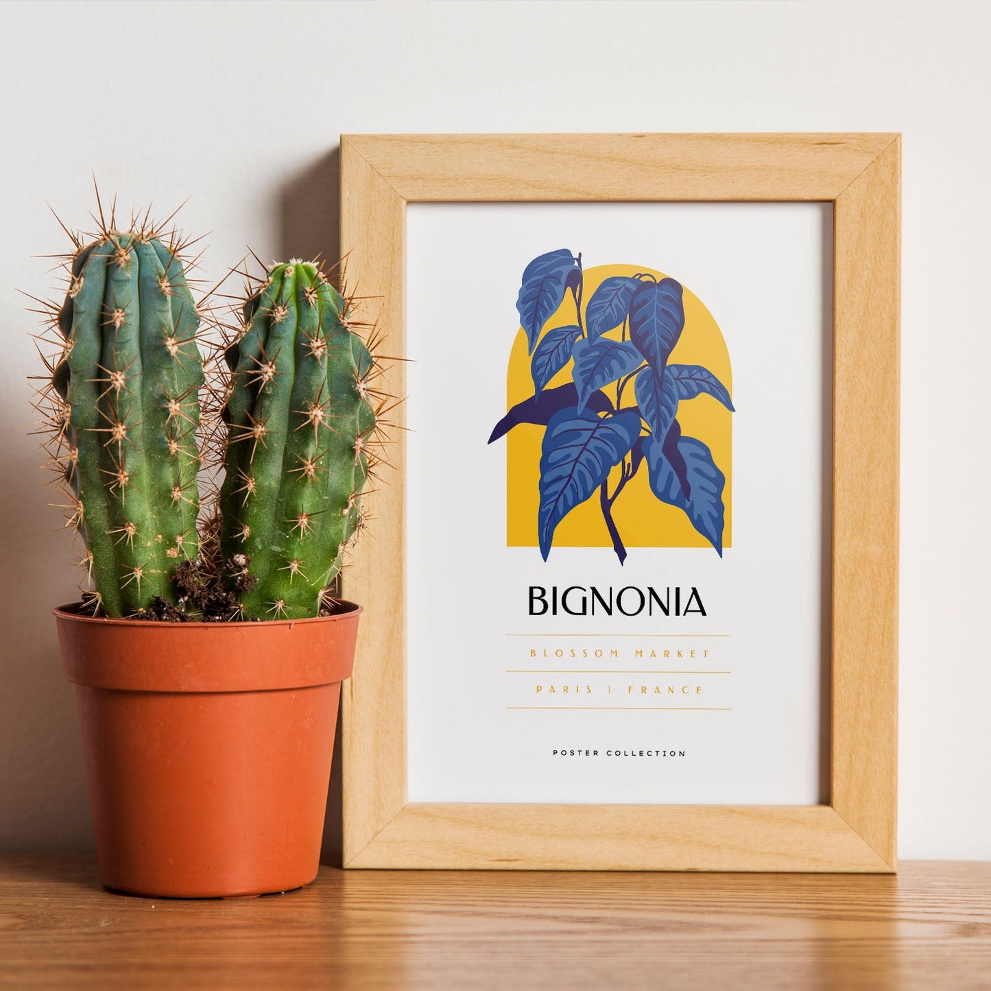 Bignonia Blossom Market-Artwork-Nacnic-Nacnic Estudio SL