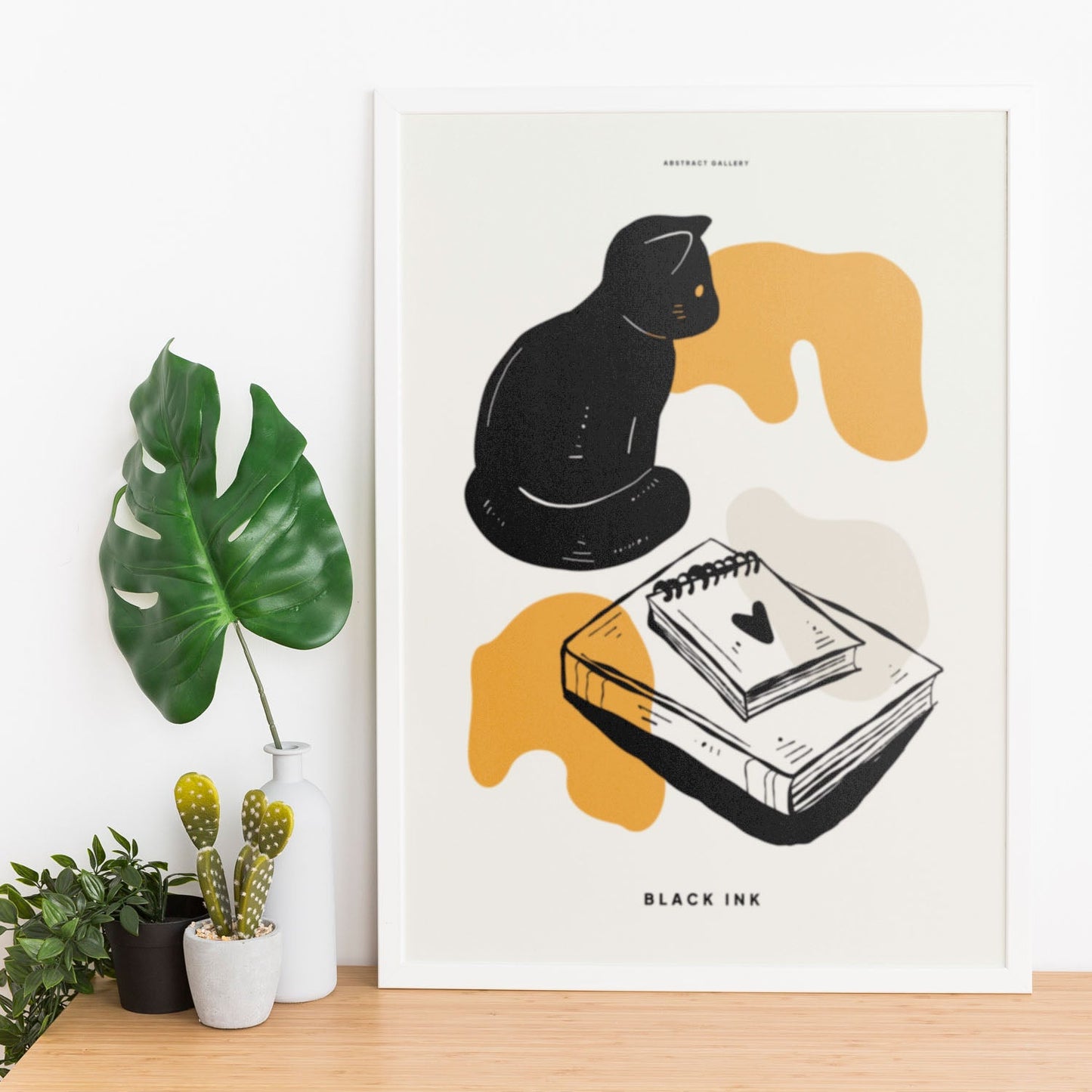 Black cat memo-Artwork-Nacnic-Nacnic Estudio SL