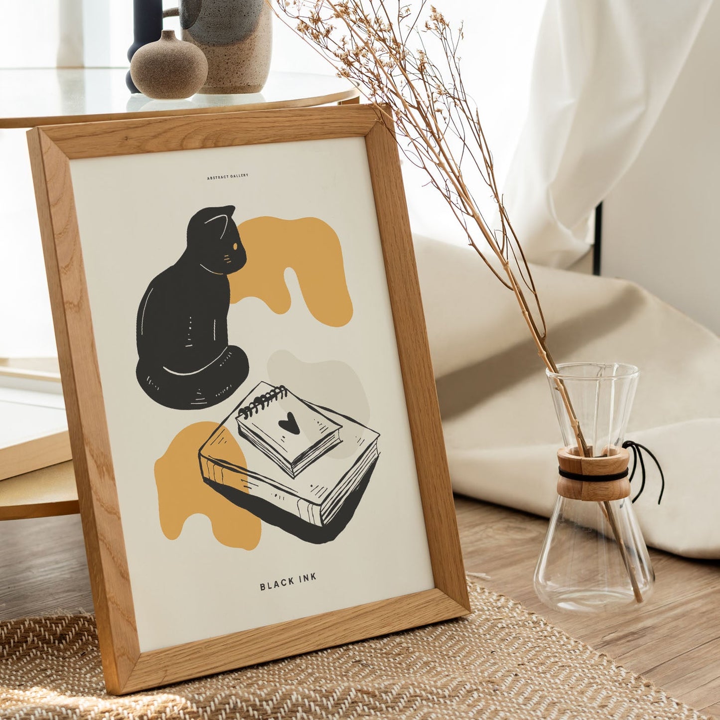 Black cat memo-Artwork-Nacnic-Nacnic Estudio SL