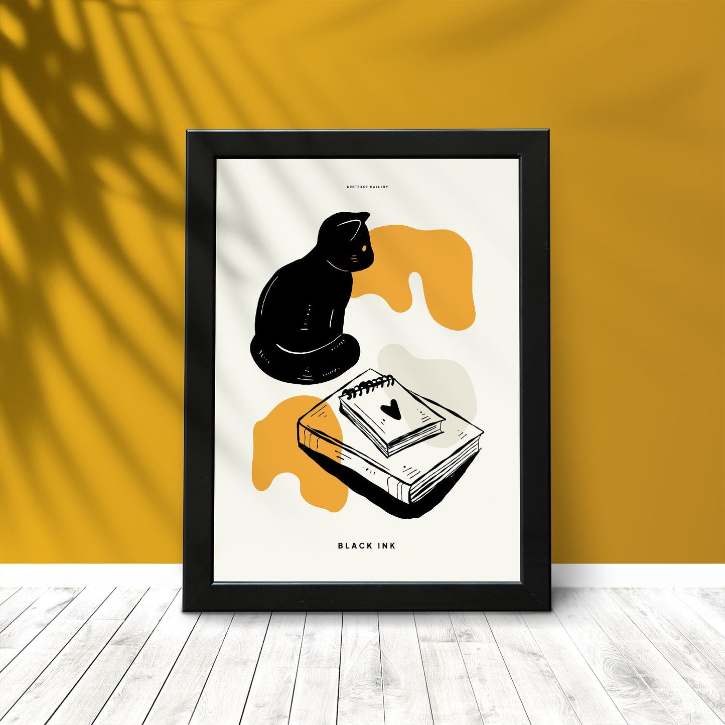 Black cat memo-Artwork-Nacnic-Nacnic Estudio SL