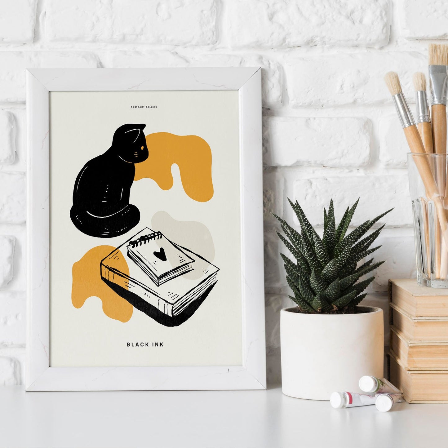 Black cat memo-Artwork-Nacnic-Nacnic Estudio SL