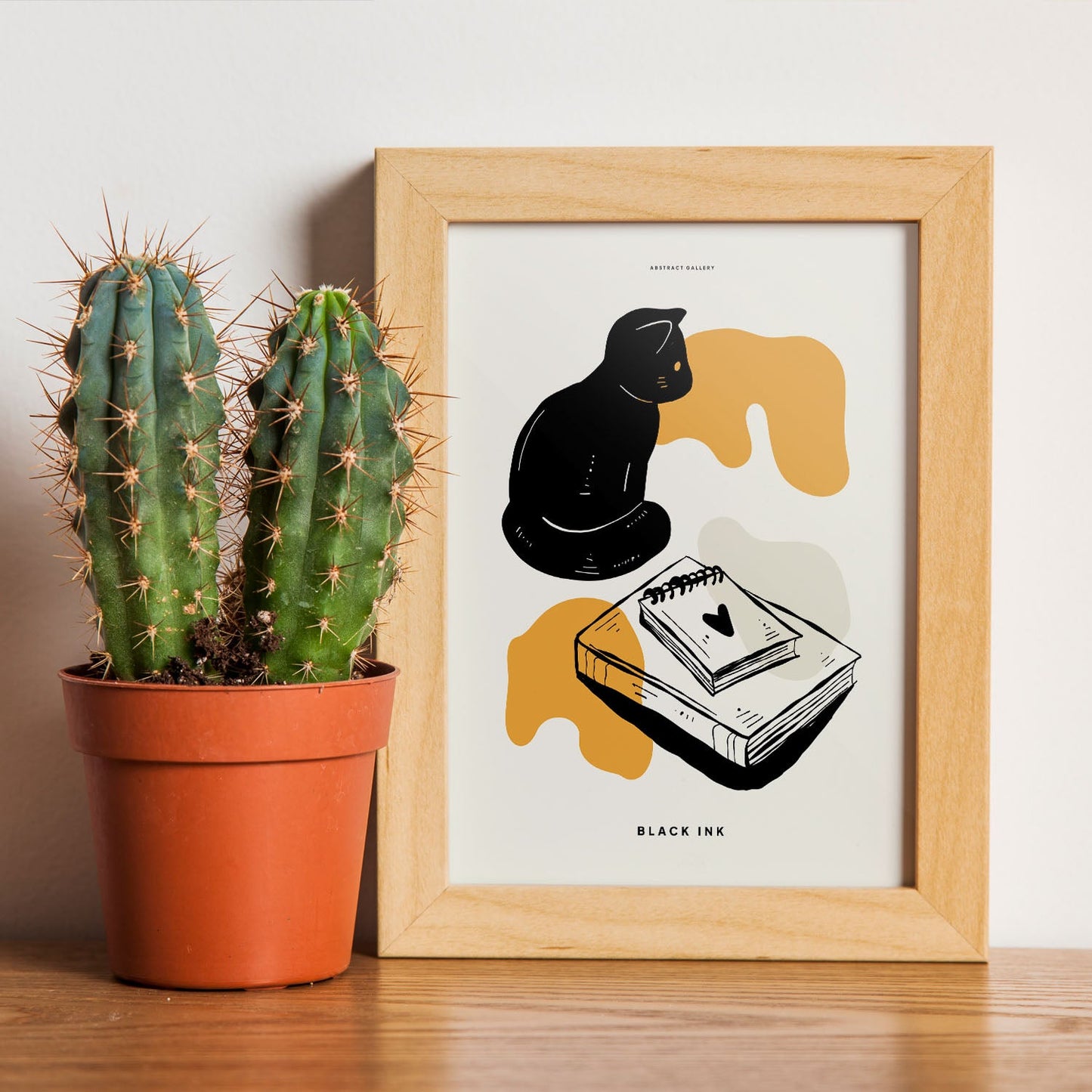 Black cat memo-Artwork-Nacnic-Nacnic Estudio SL