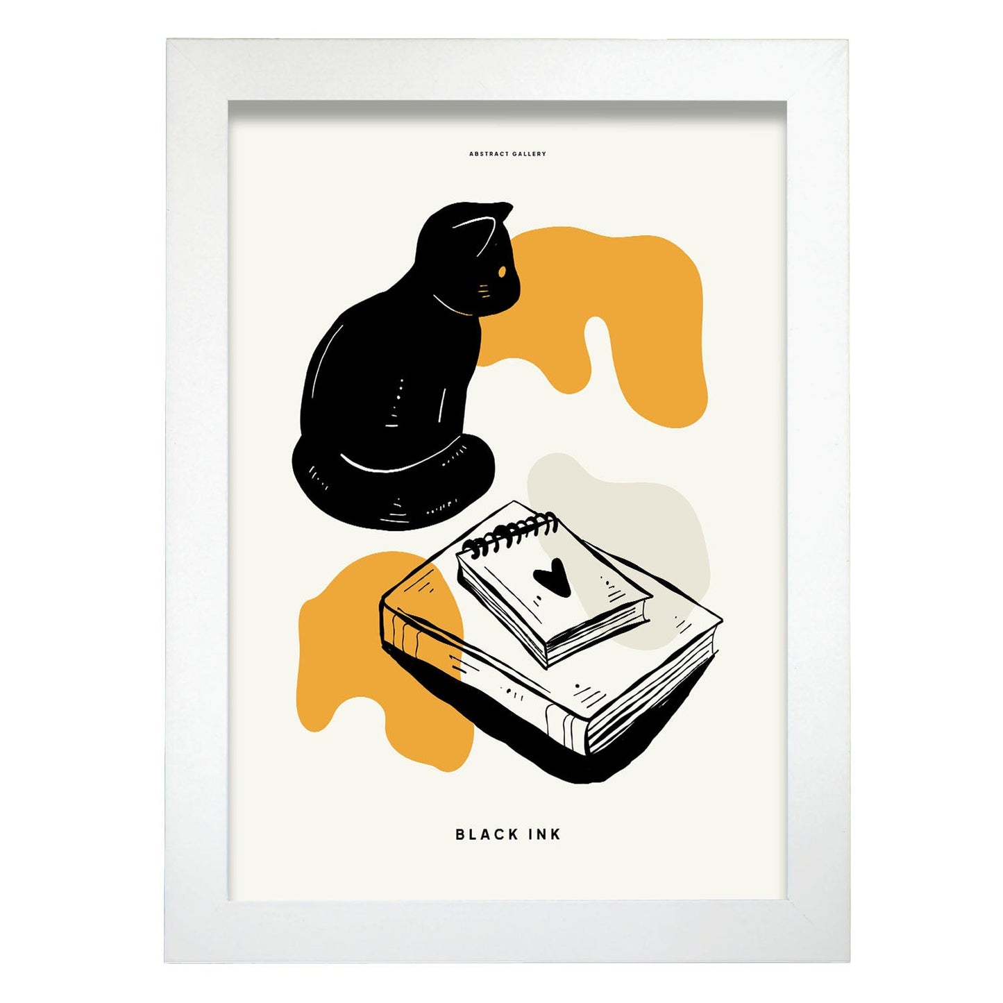 Black cat memo-Artwork-Nacnic-A4-Marco Blanco-Nacnic Estudio SL
