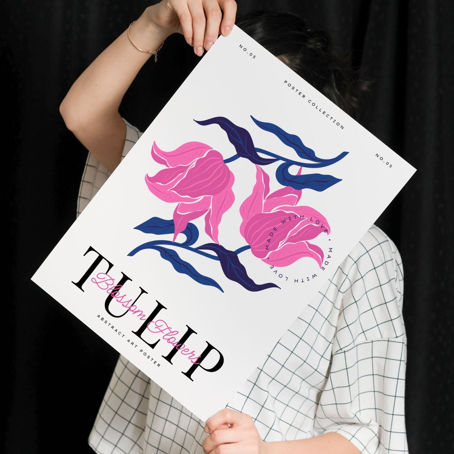 Blossom Flowers Tulip-Artwork-Nacnic-Nacnic Estudio SL