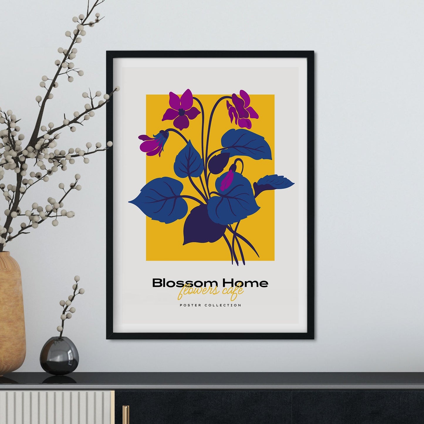Blossom Home Flowers Cafe-Artwork-Nacnic-Nacnic Estudio SL