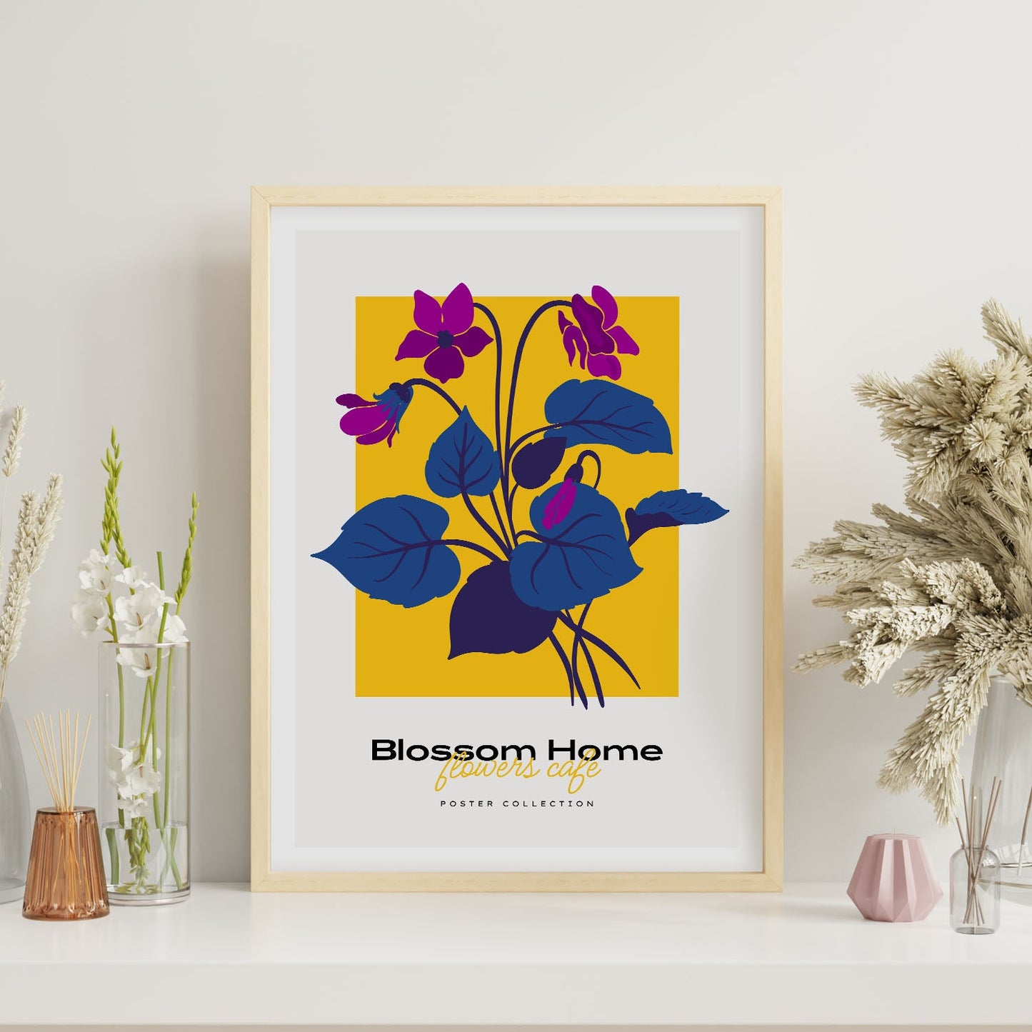 Blossom Home Flowers Cafe-Artwork-Nacnic-Nacnic Estudio SL