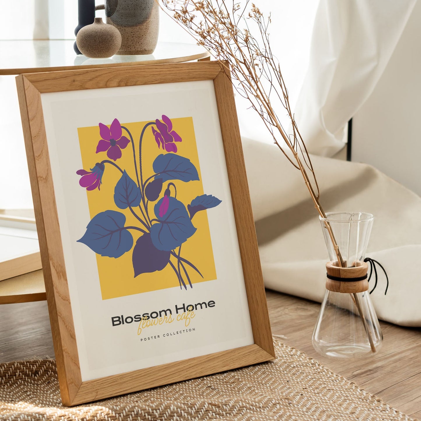 Blossom Home Flowers Cafe-Artwork-Nacnic-Nacnic Estudio SL