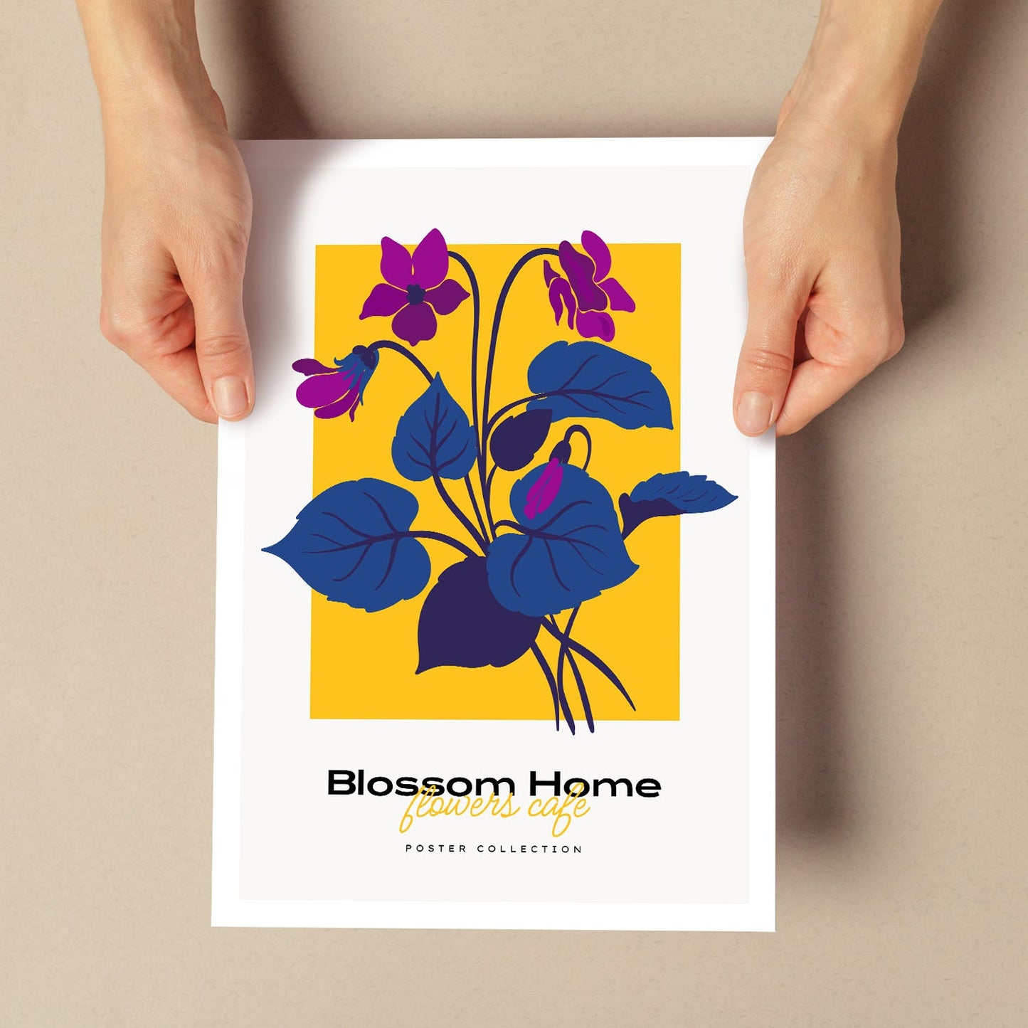 Blossom Home Flowers Cafe-Artwork-Nacnic-Nacnic Estudio SL