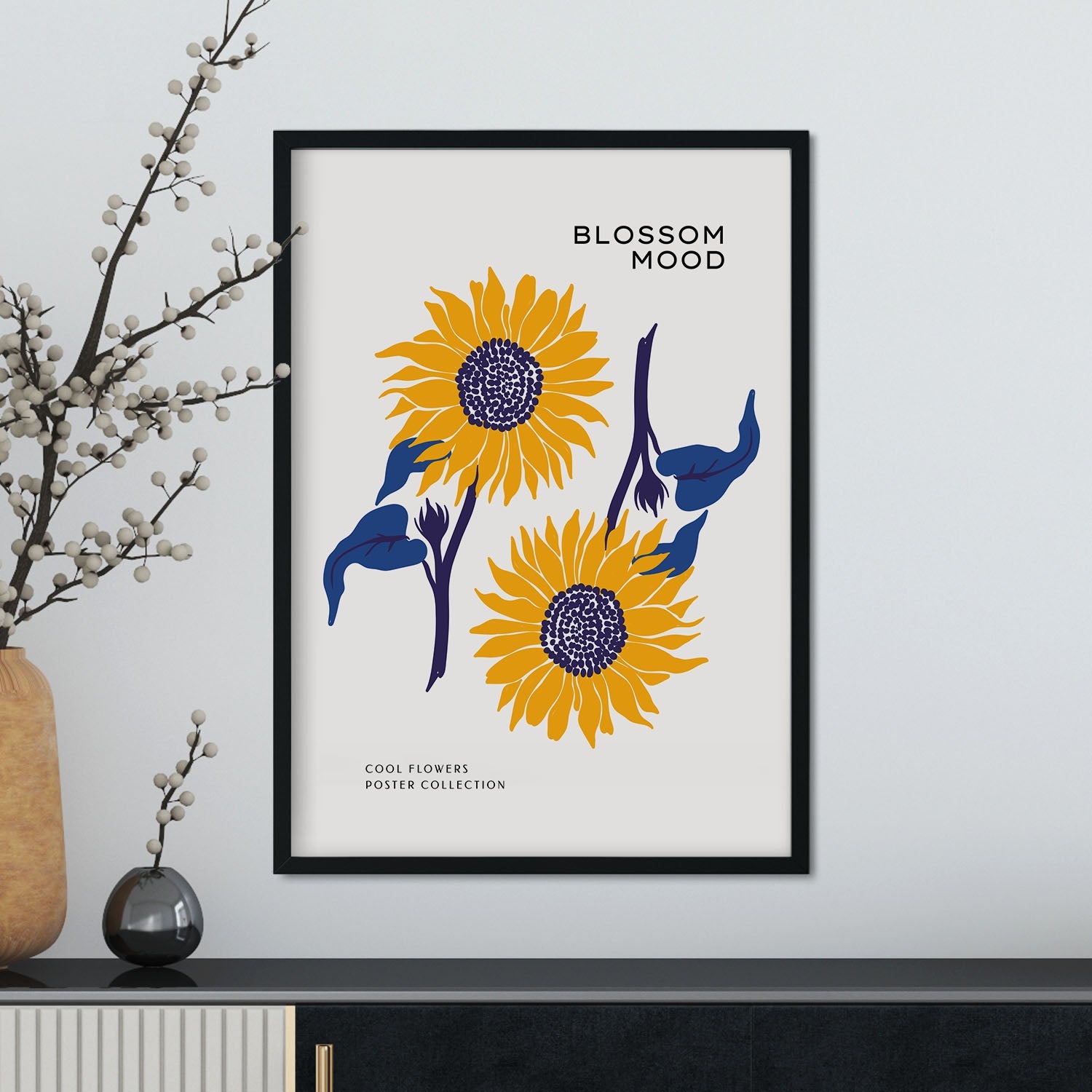 Blossom Mood Sunflower-Artwork-Nacnic-Nacnic Estudio SL