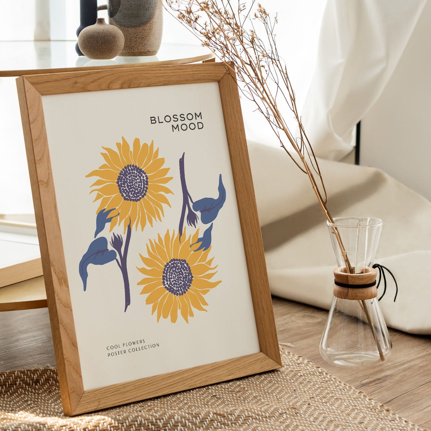 Blossom Mood Sunflower-Artwork-Nacnic-Nacnic Estudio SL