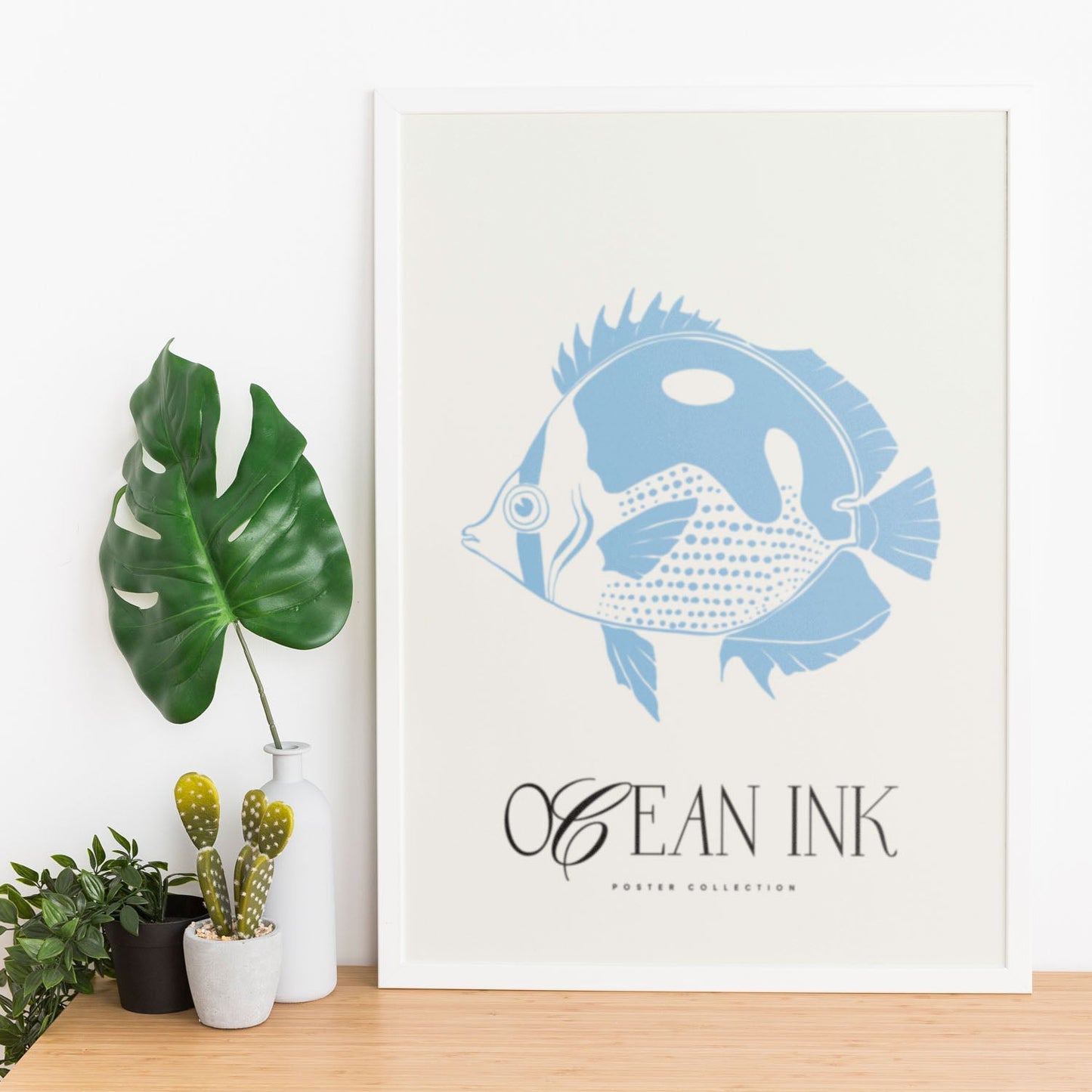 Blue Butterflyfish-Artwork-Nacnic-Nacnic Estudio SL