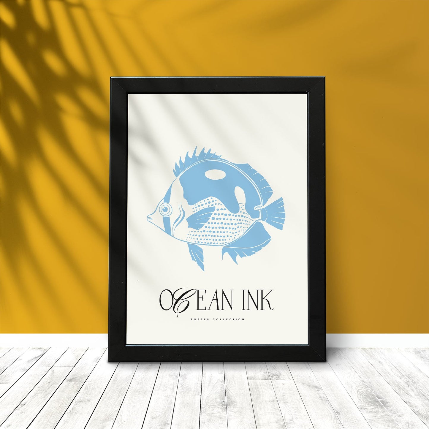 Blue Butterflyfish-Artwork-Nacnic-Nacnic Estudio SL