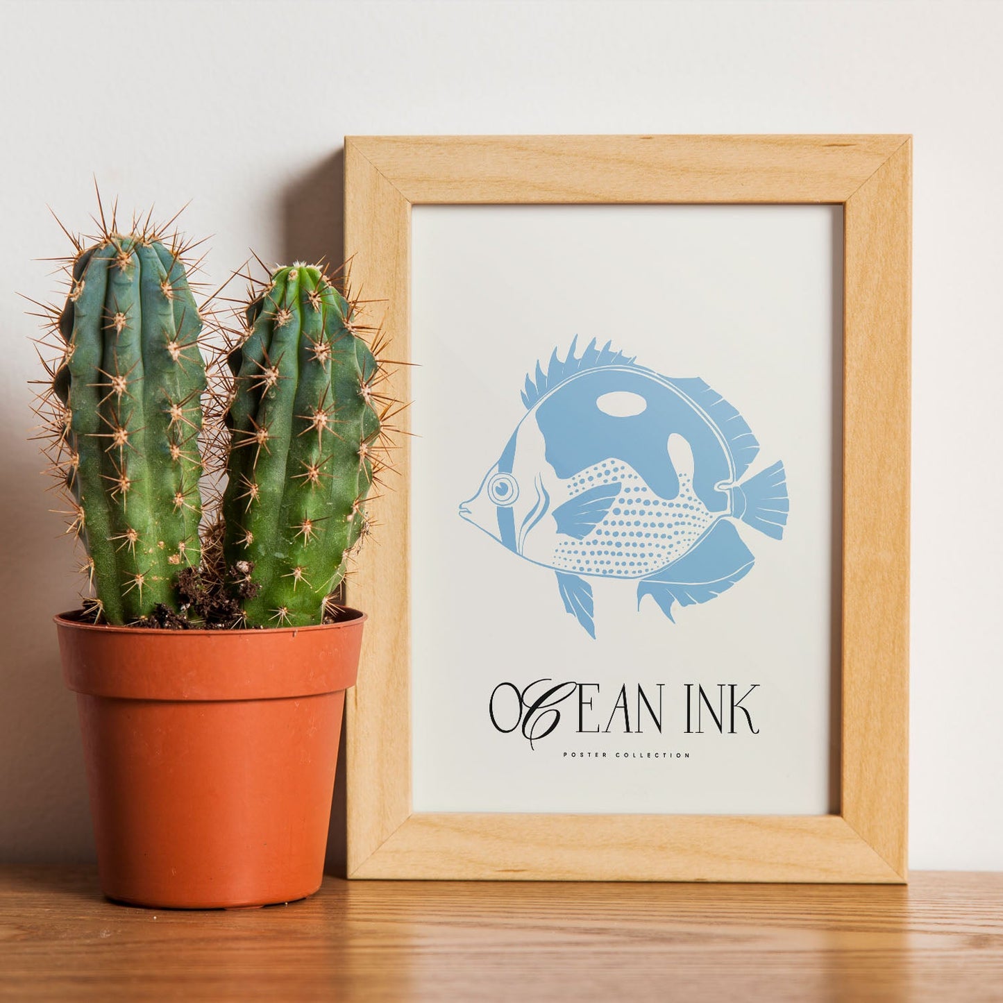 Blue Butterflyfish-Artwork-Nacnic-Nacnic Estudio SL